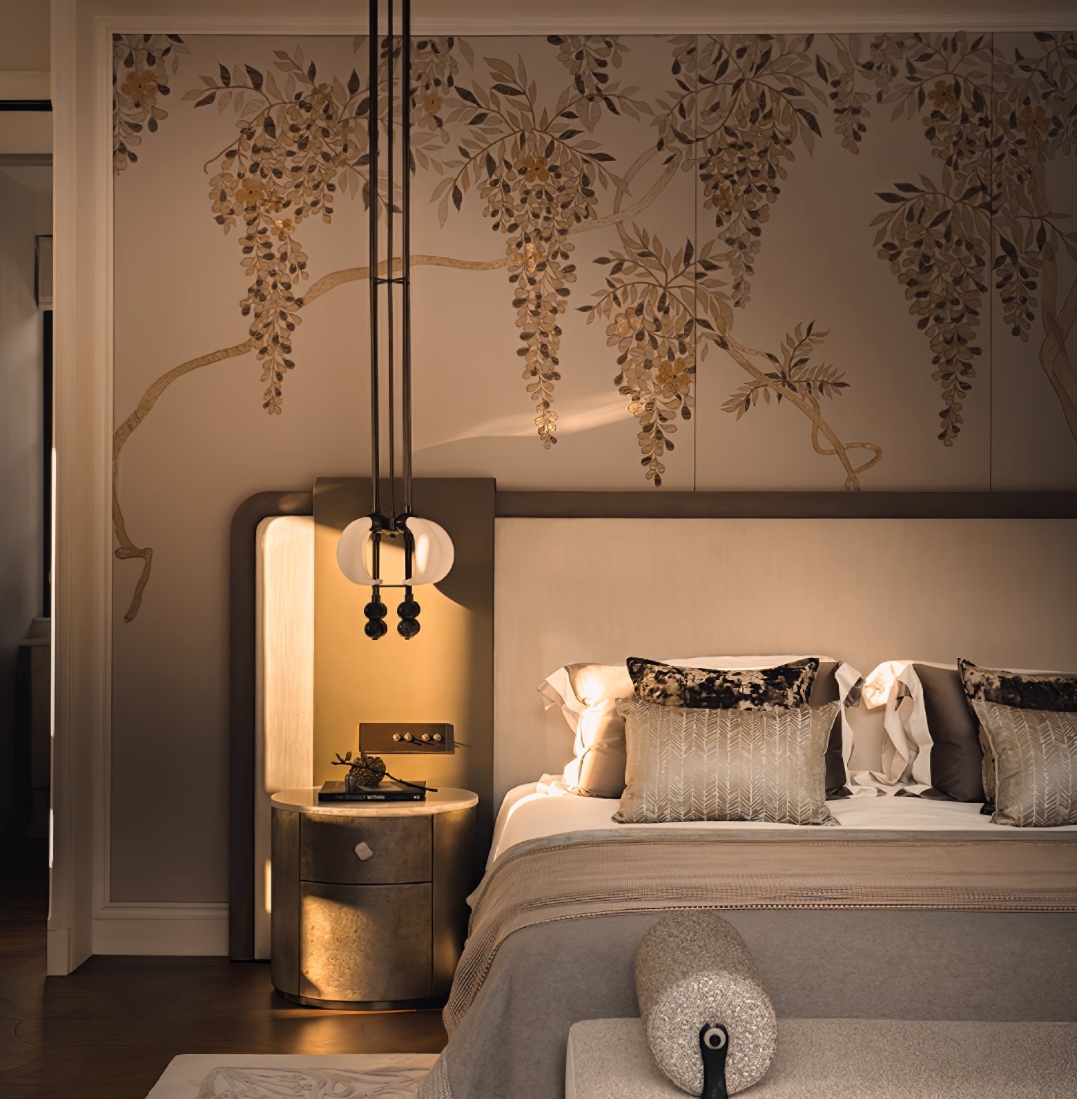 Orbitaler Suspension Élégante Blanche