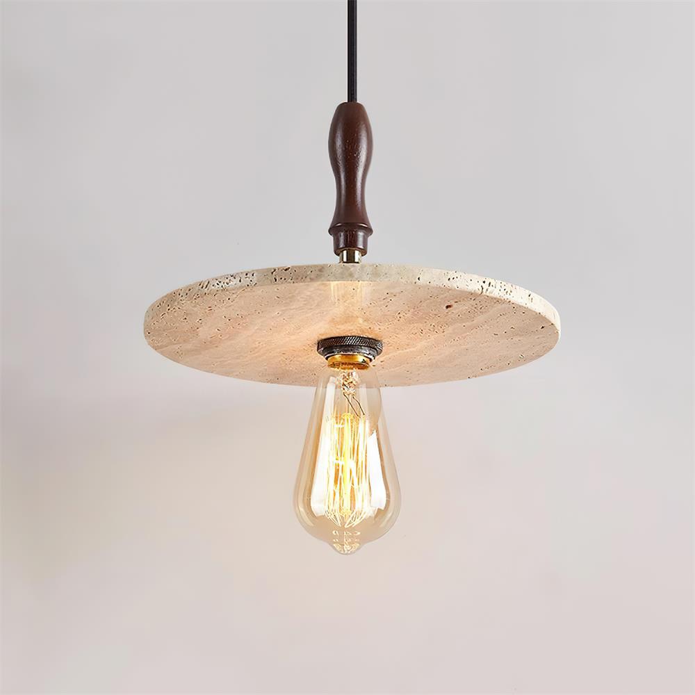 Ritta Orbit Pendant Light Travertine - Letslighting