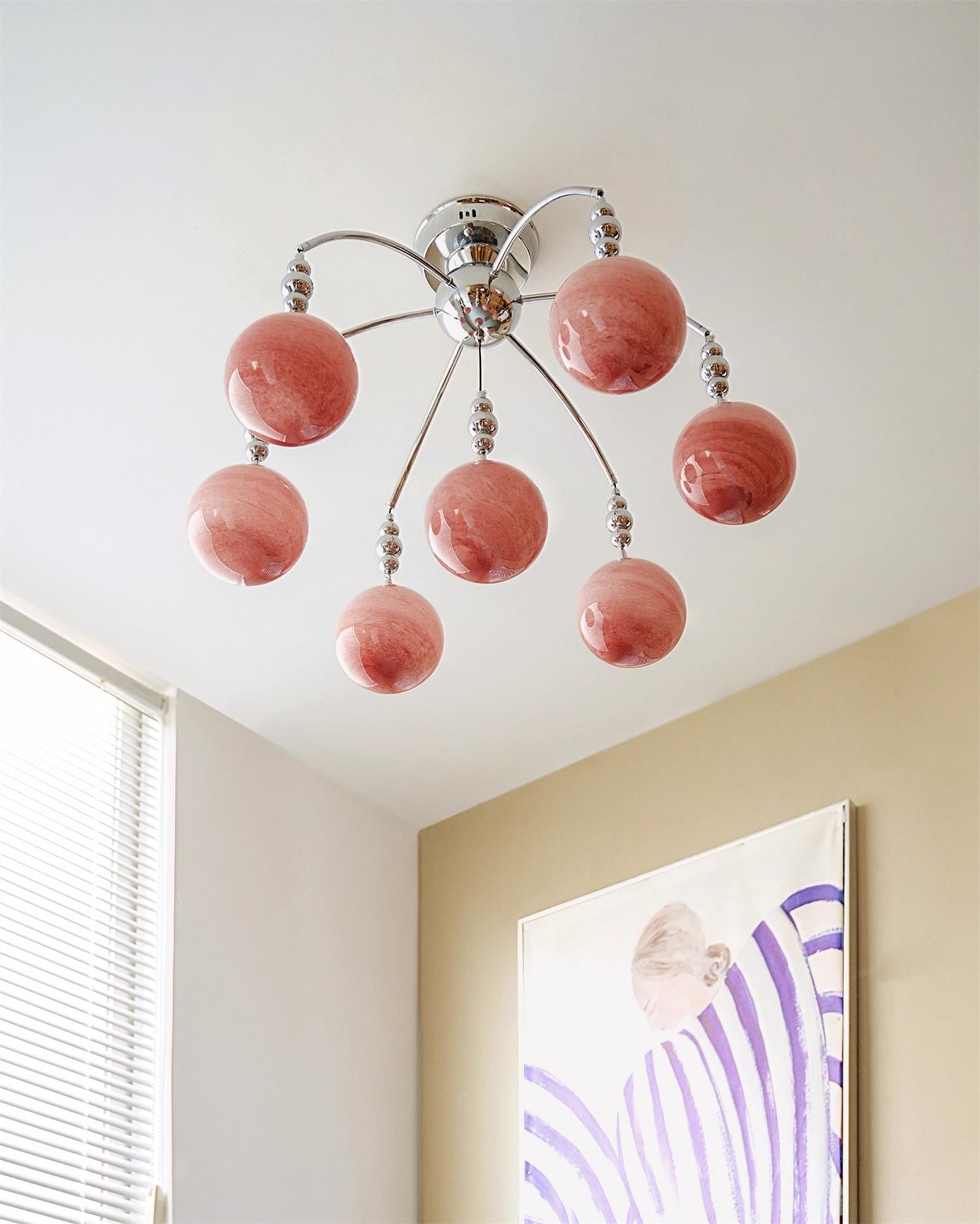 Orbola Ceiling Light Rosy Orb Radiance - Letslighting