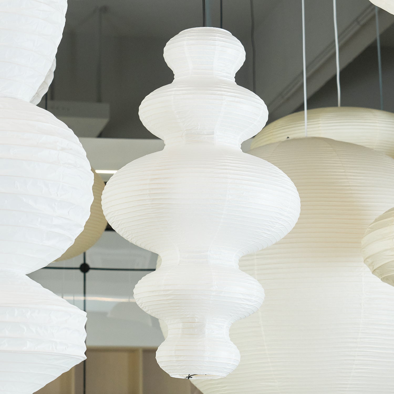 Ori Lantern Series Swag Pendant Lamp - Blowlighting