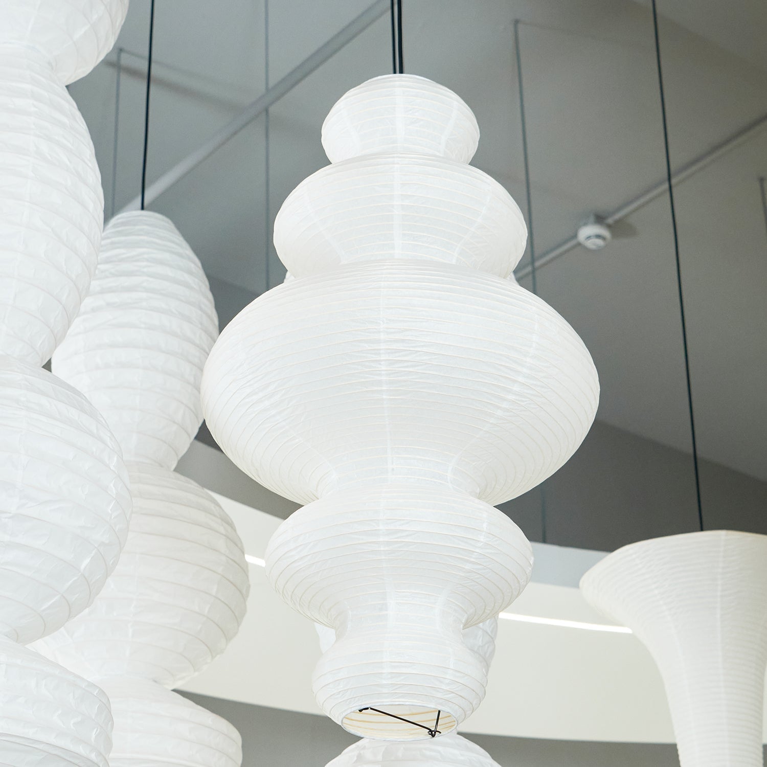 Ori Lantern Series Swag Pendant Lamp - Blowlighting