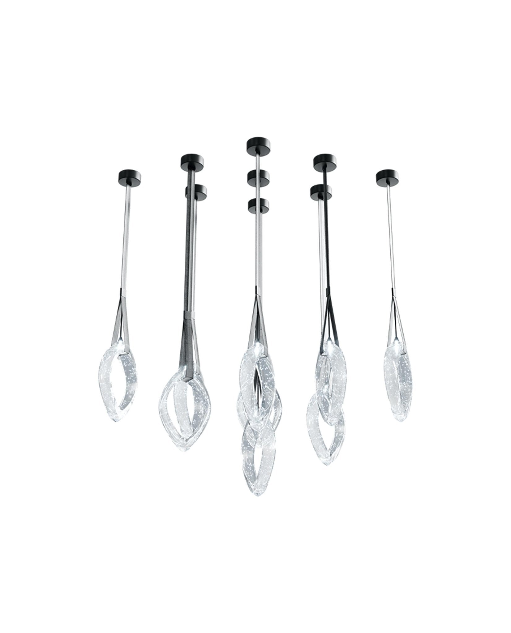 Ivvyne Modern Glass Chandelier - Blowlighting