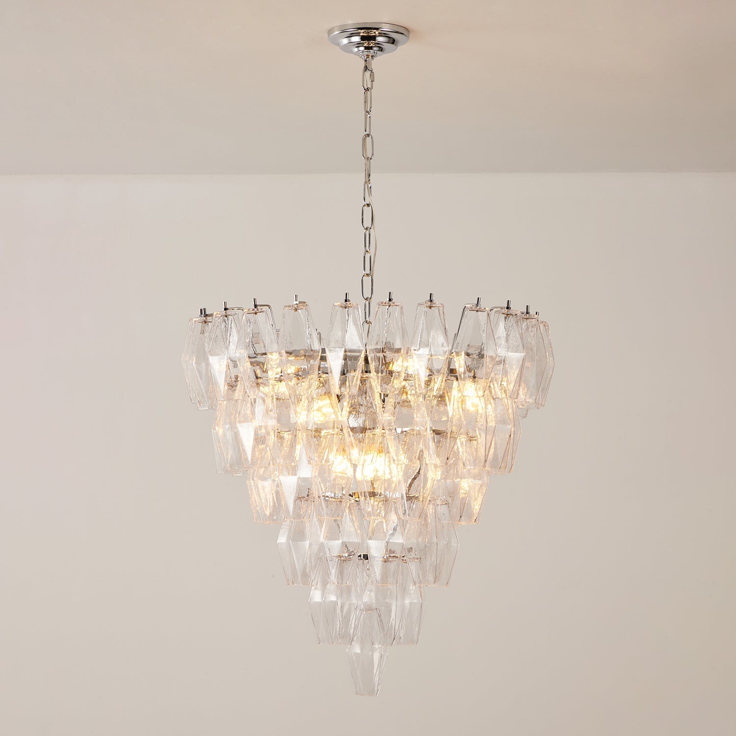 Orinelle Chandelier Prism-Tier Glass Cascade - Letslighting