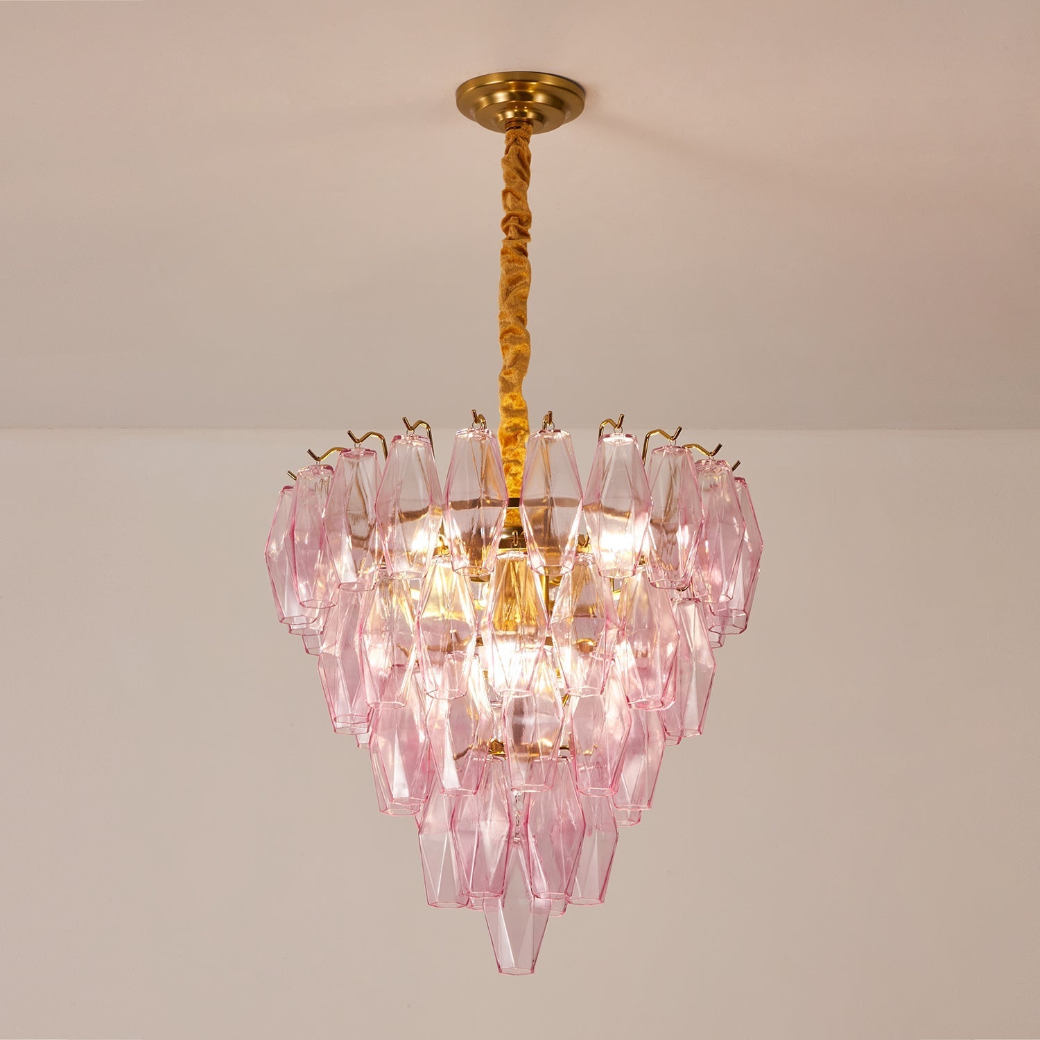 Orinelle Chandelier Prism-Tier Glass Cascade - Letslighting