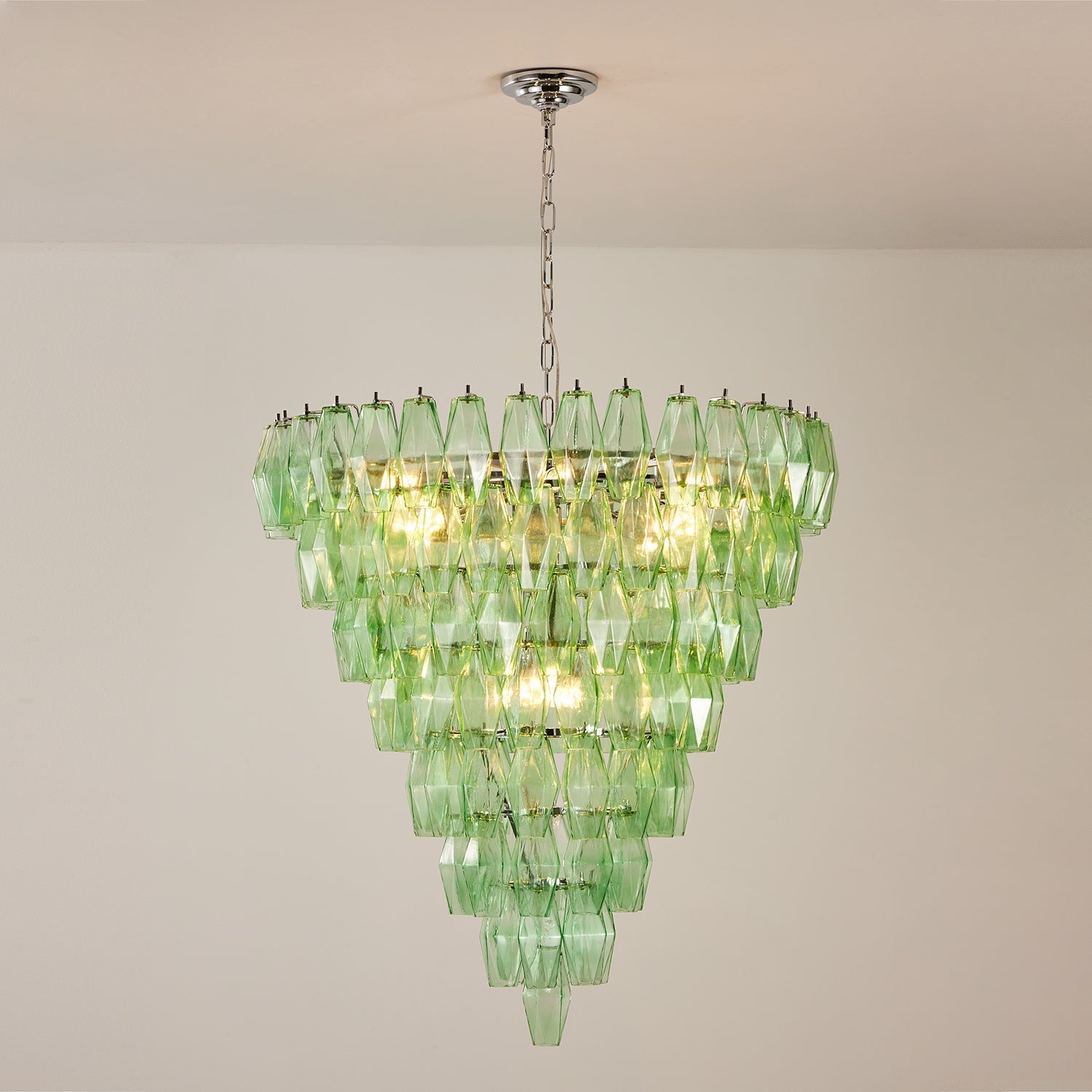 Orinelle Chandelier Prism-Tier Glass Cascade - Letslighting
