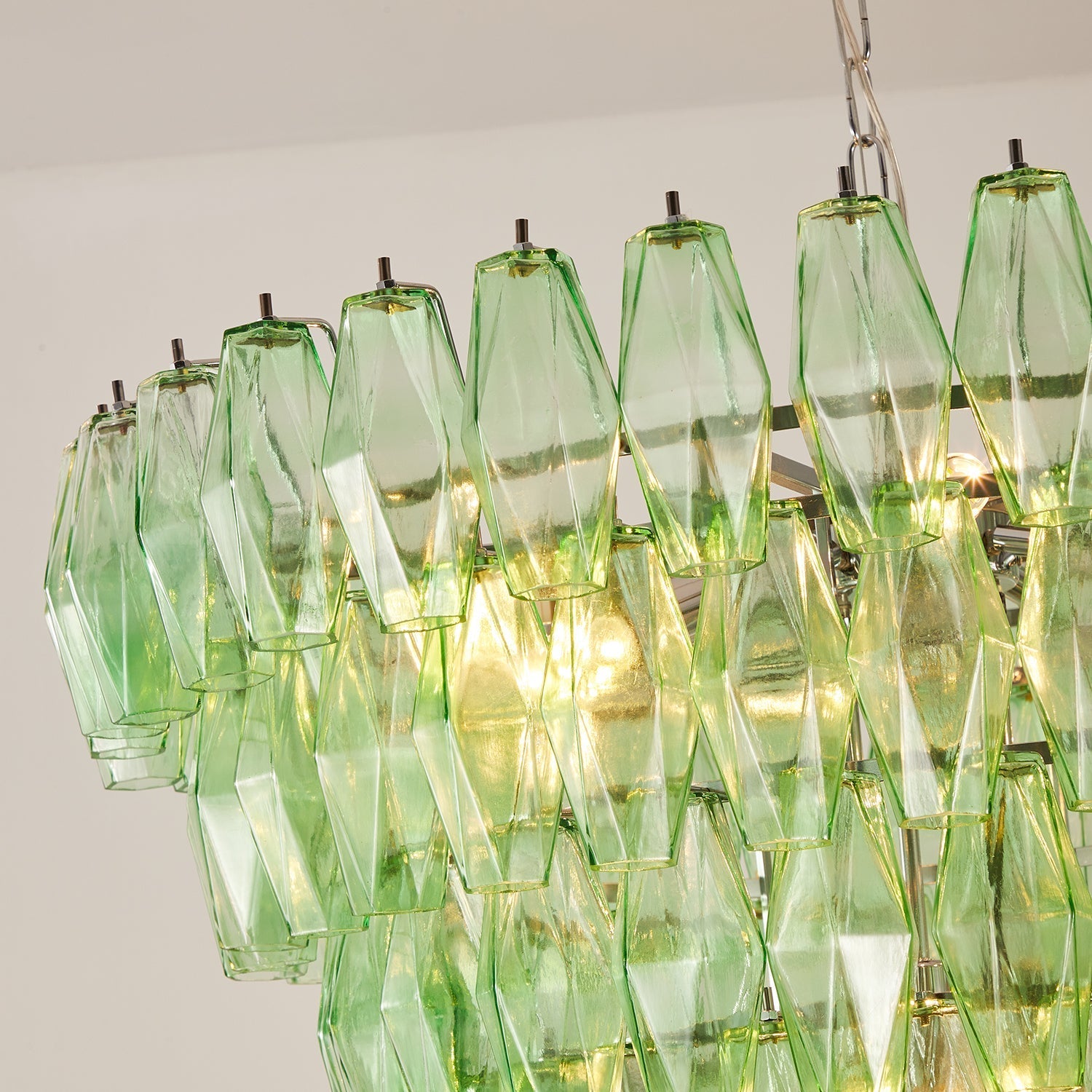 Orinelle Chandelier Prism-Tier Glass Cascade - Letslighting
