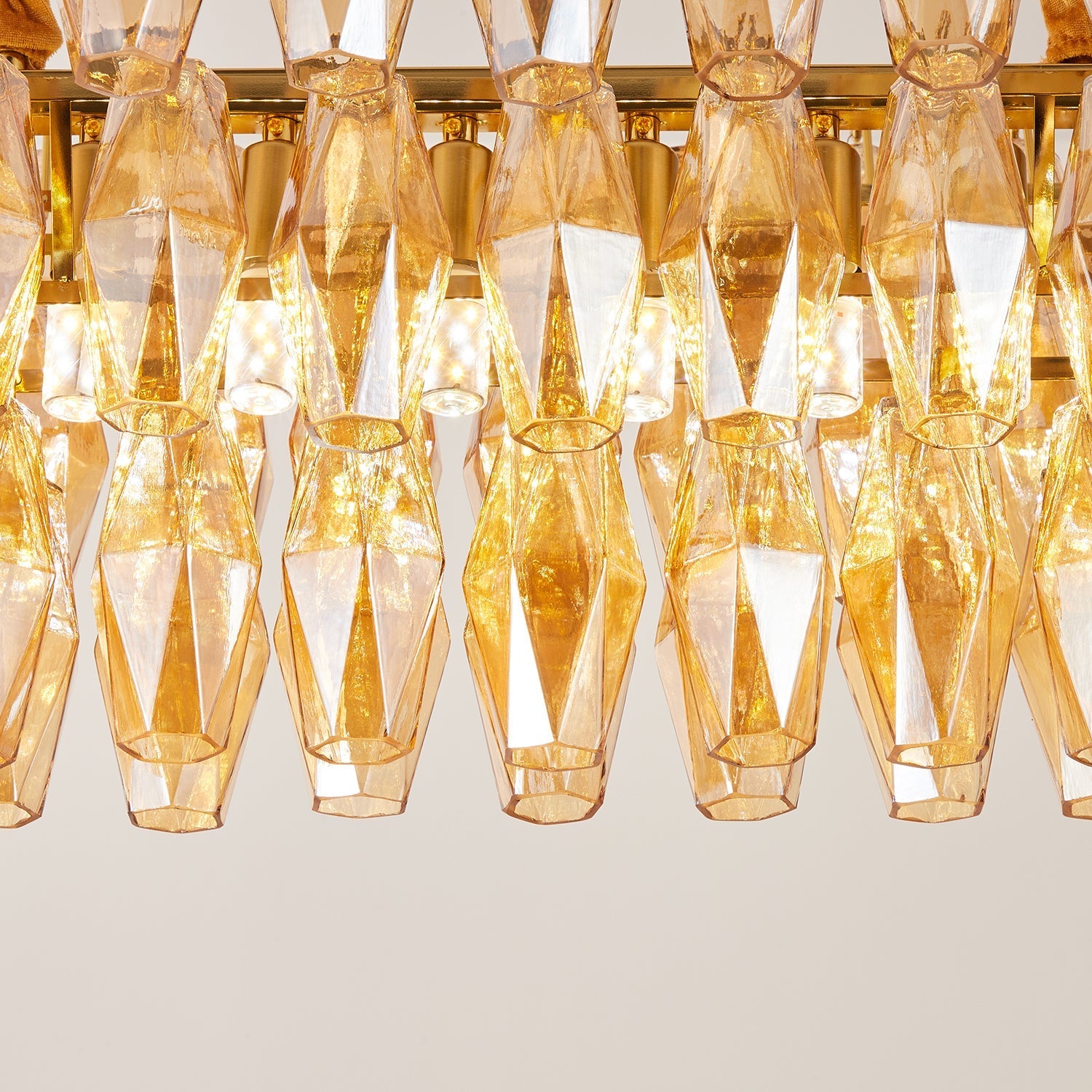 Orinelle Chandelier Prism-Tier Glass Cascade - Letslighting