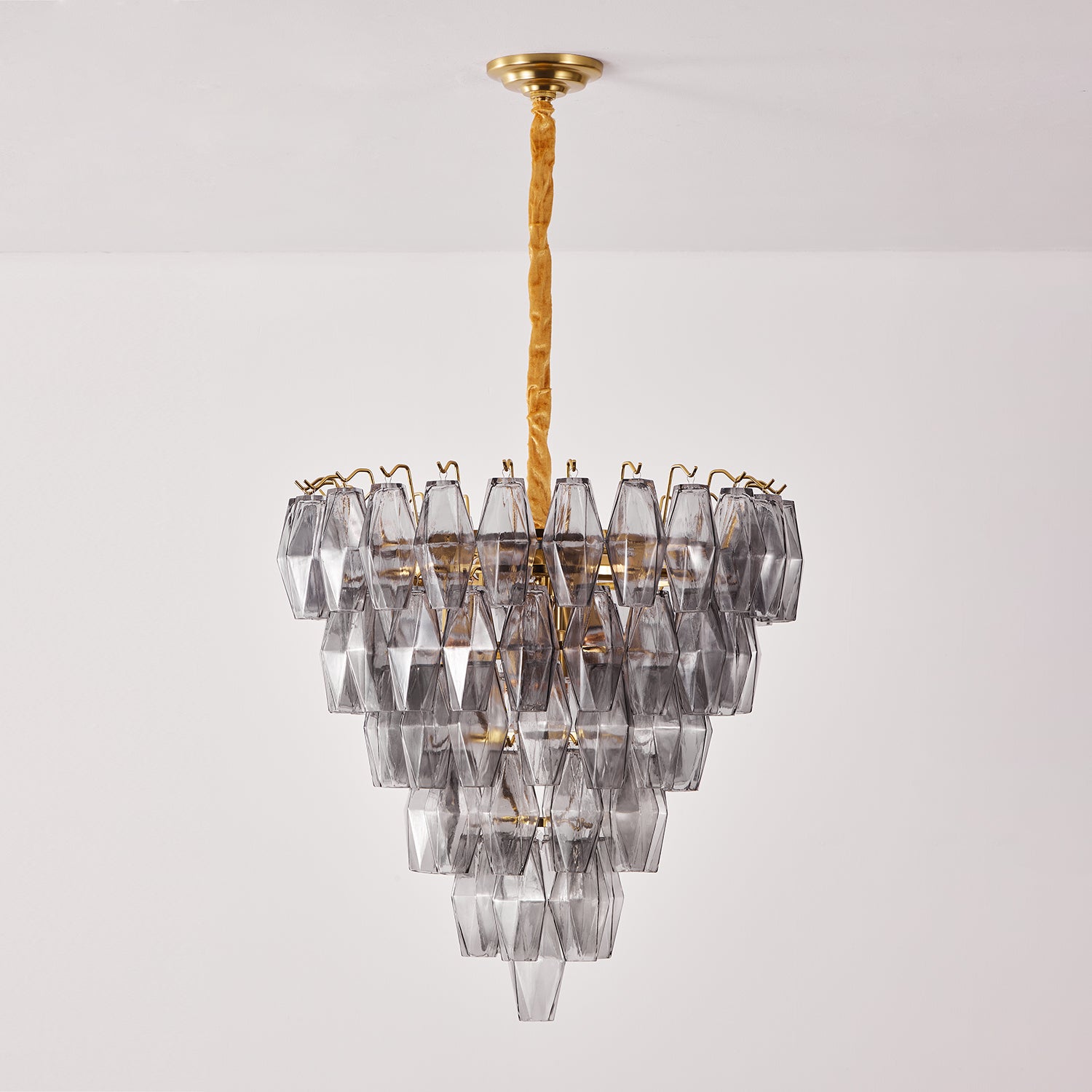 Orinelle Chandelier Prism-Tier Glass Cascade - Letslighting