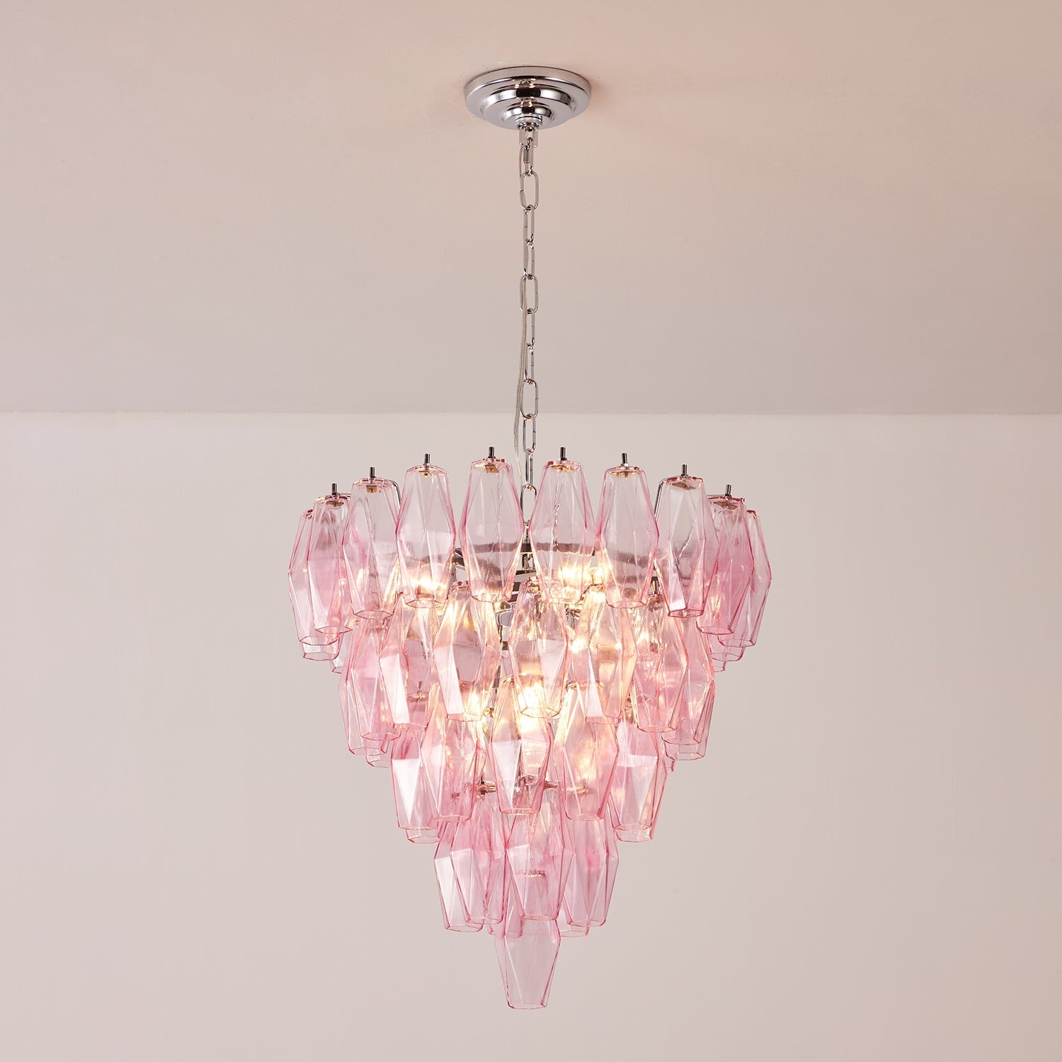 Orinelle Chandelier Prism-Tier Glass Cascade - Letslighting