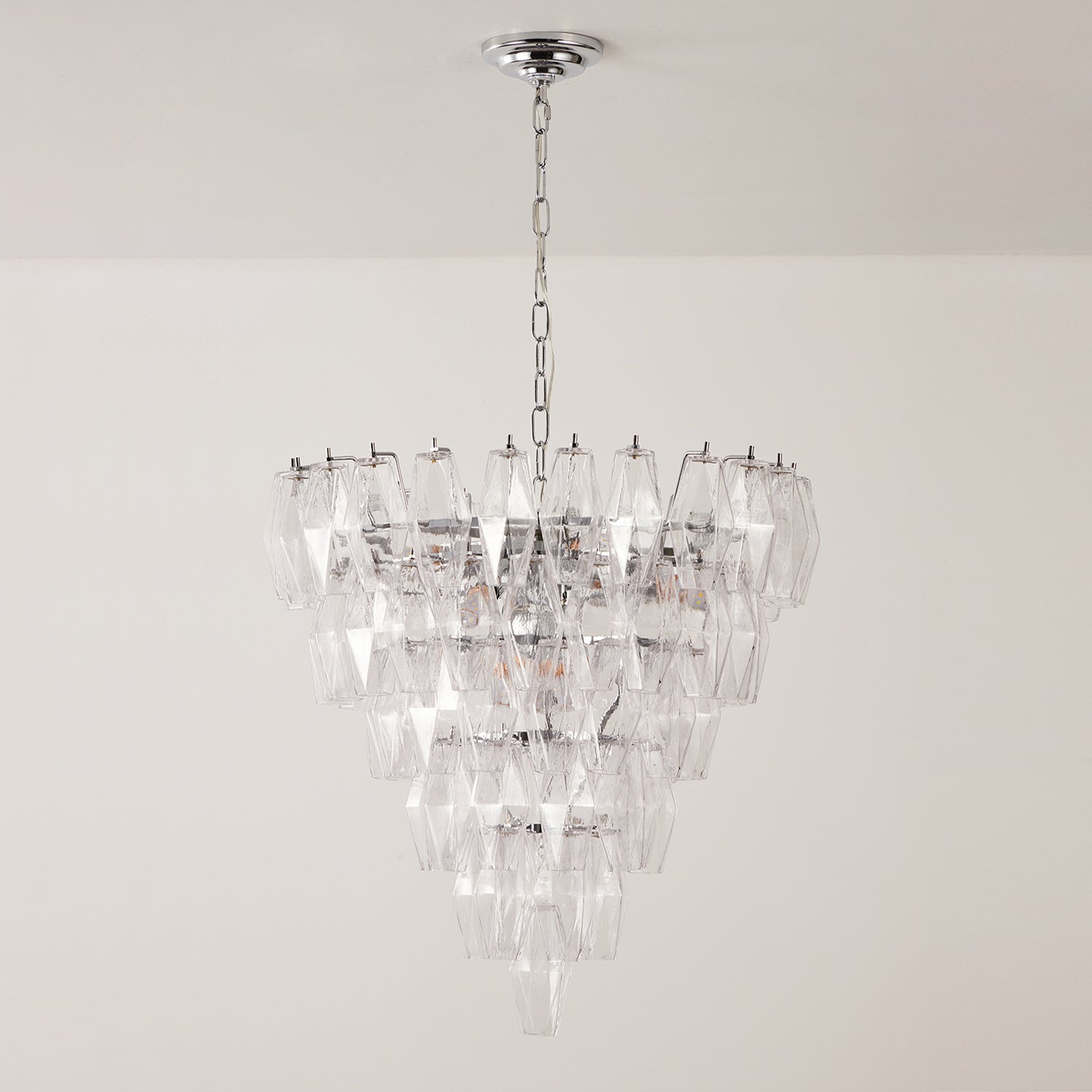 Orinelle Chandelier Prism-Tier Glass Cascade - Letslighting