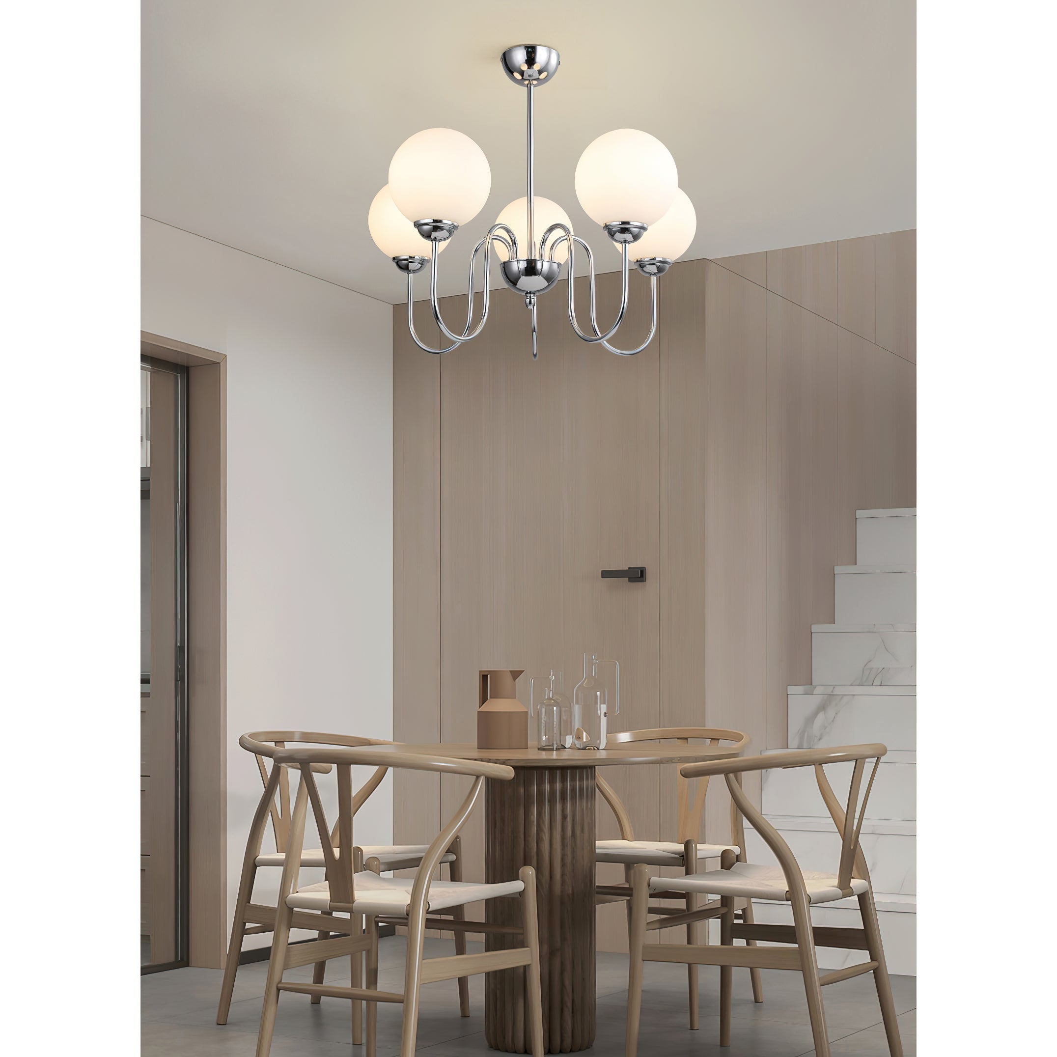 Ildorel Premium Nordic Art Brass Glass Chandelier - Lamp Copper