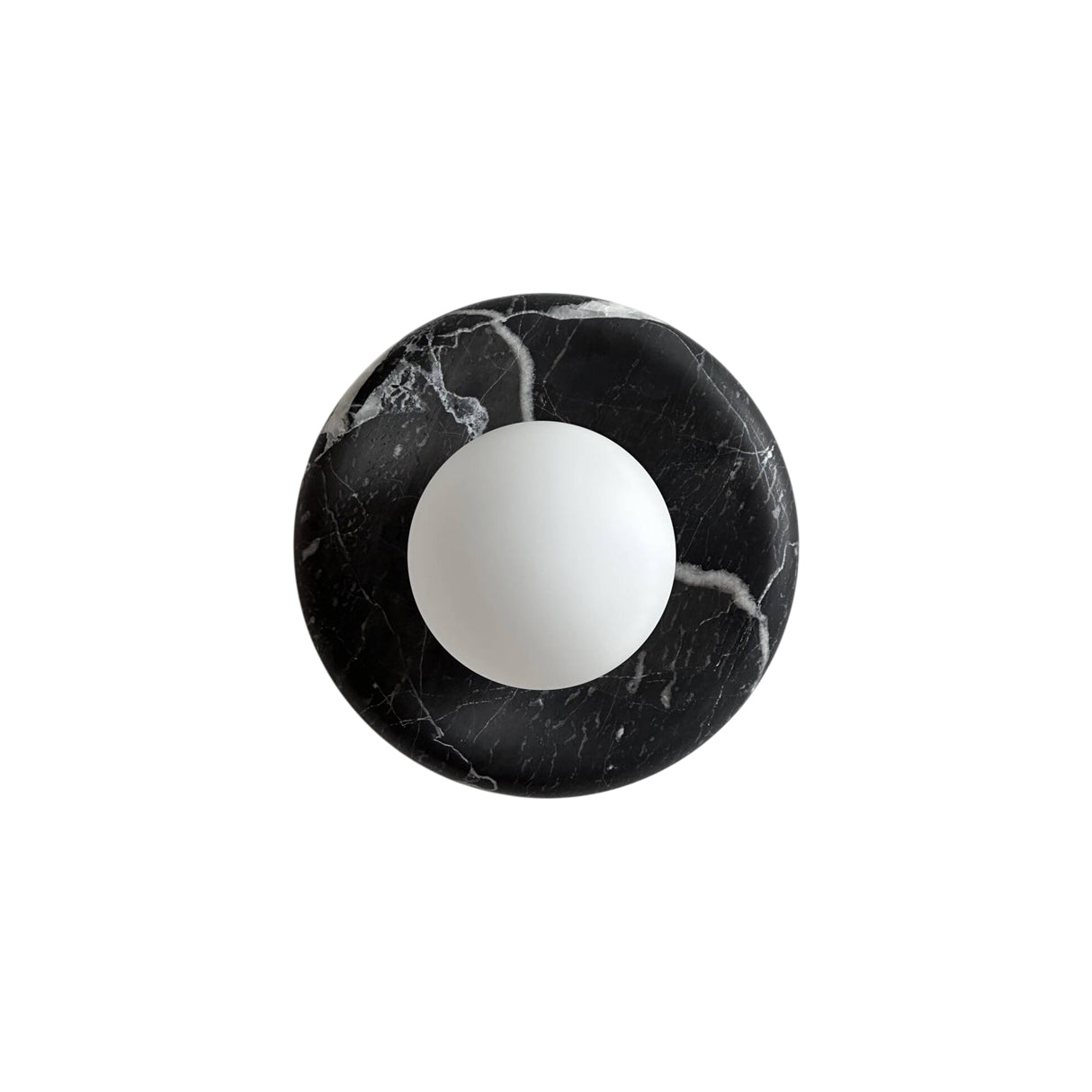 Uvinos Modern Minimalist Black Marble Sconce Wall Lamp - Lamp Copper
