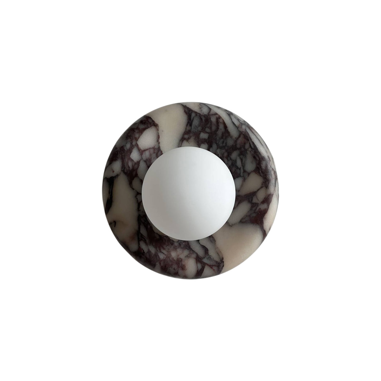 Evenir Modern Minimalist Bvlgari Purple Marble Sconce Wall Lamp - Lamp Copper