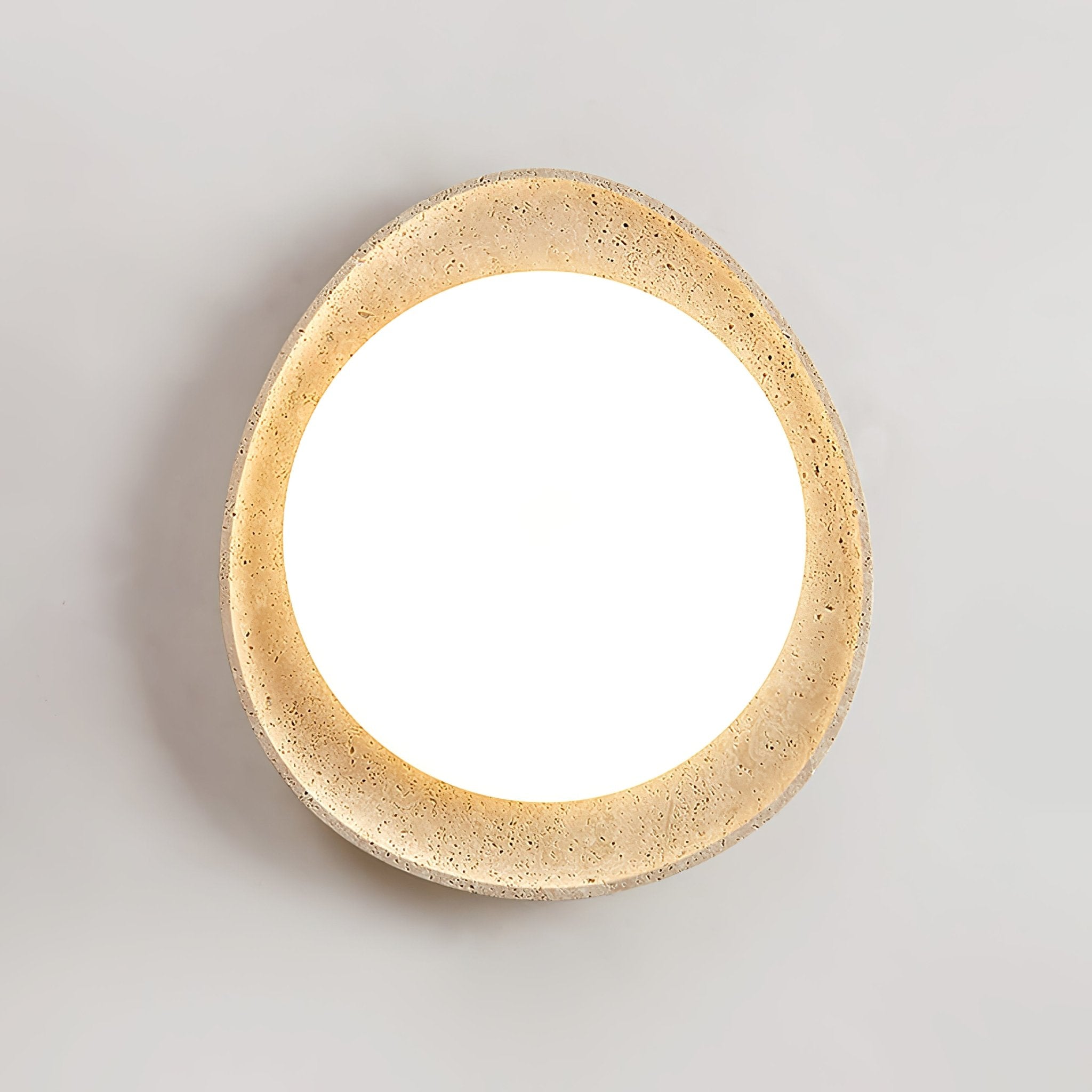 Cunorarae Organic Travertine Ceiling Light - Letslighting