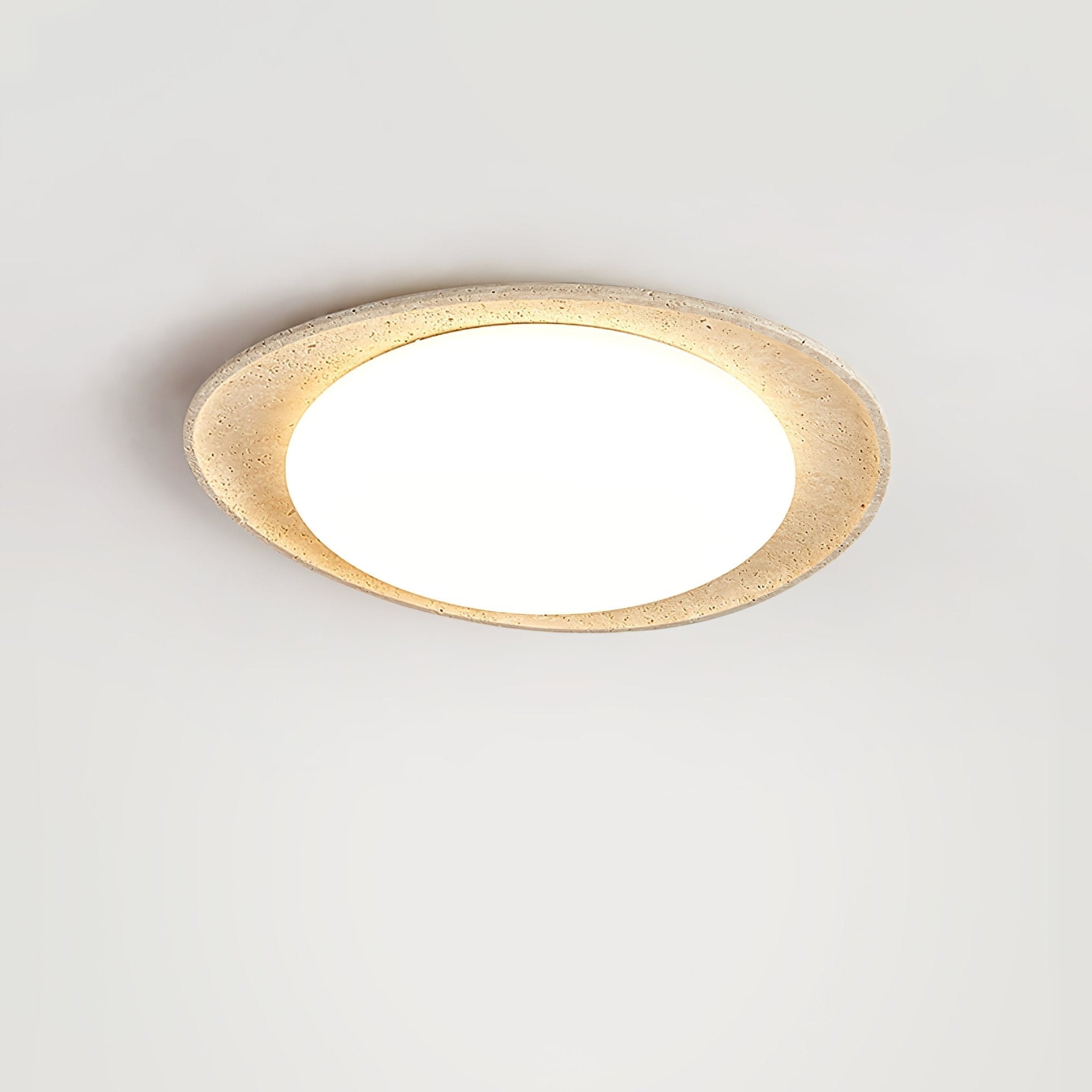 Cunorarae Organic Travertine Ceiling Light - Letslighting