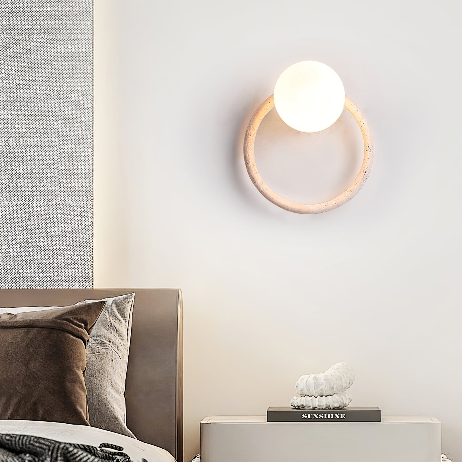 Idoryra Travertine Wall Light - Letslighting