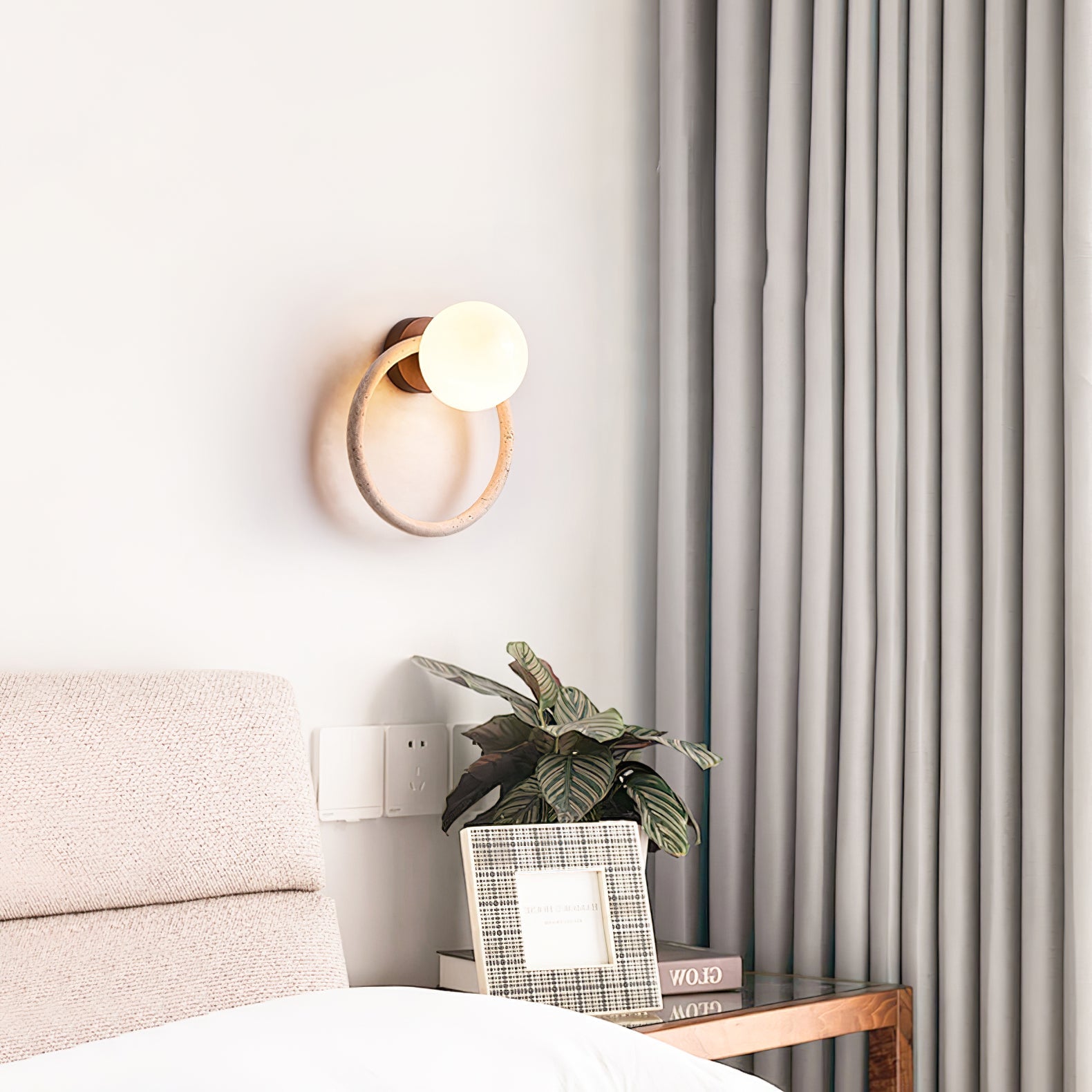 Idoryra Travertine Wall Light - Letslighting