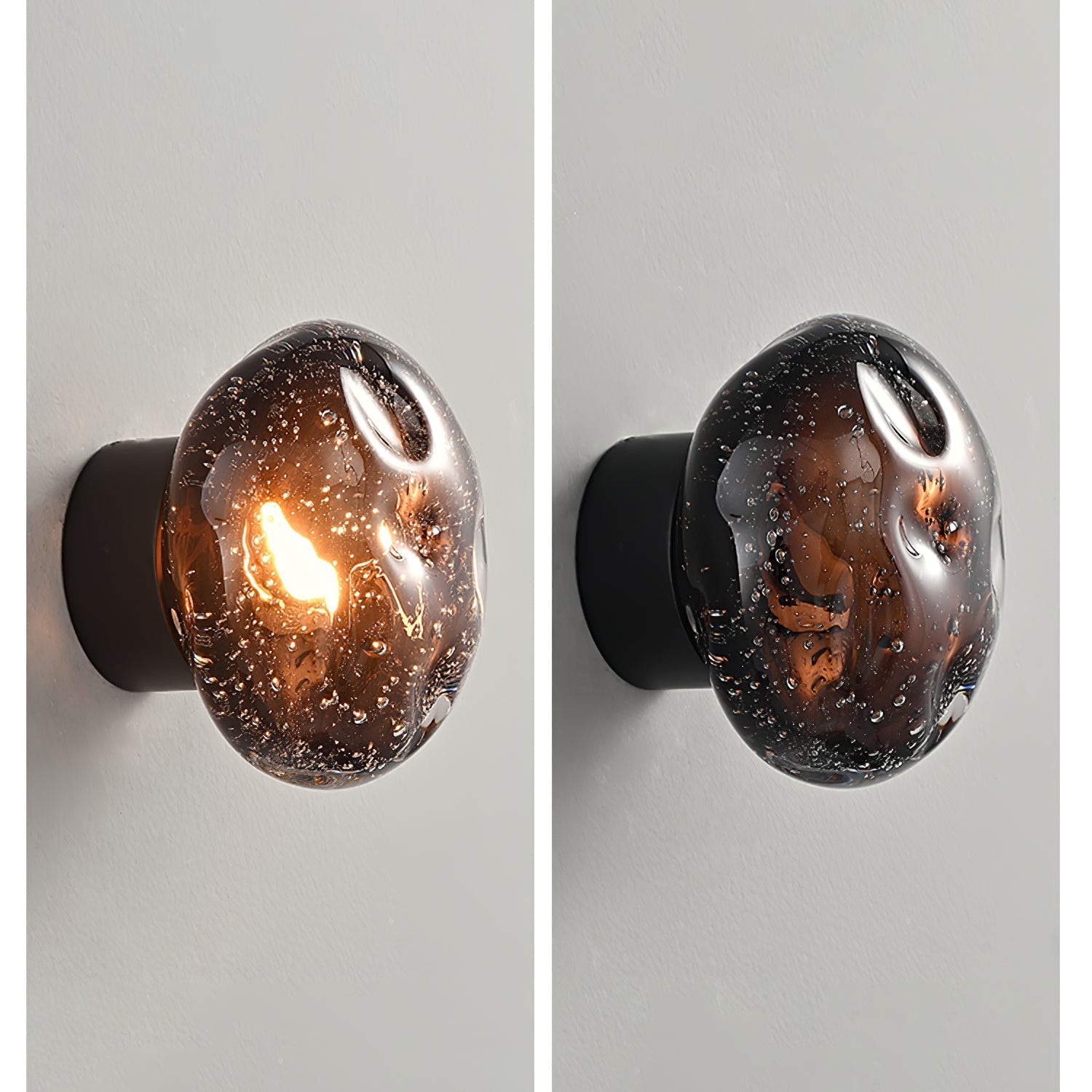 Orrin Molten Glass Wall Light - Blowlighting