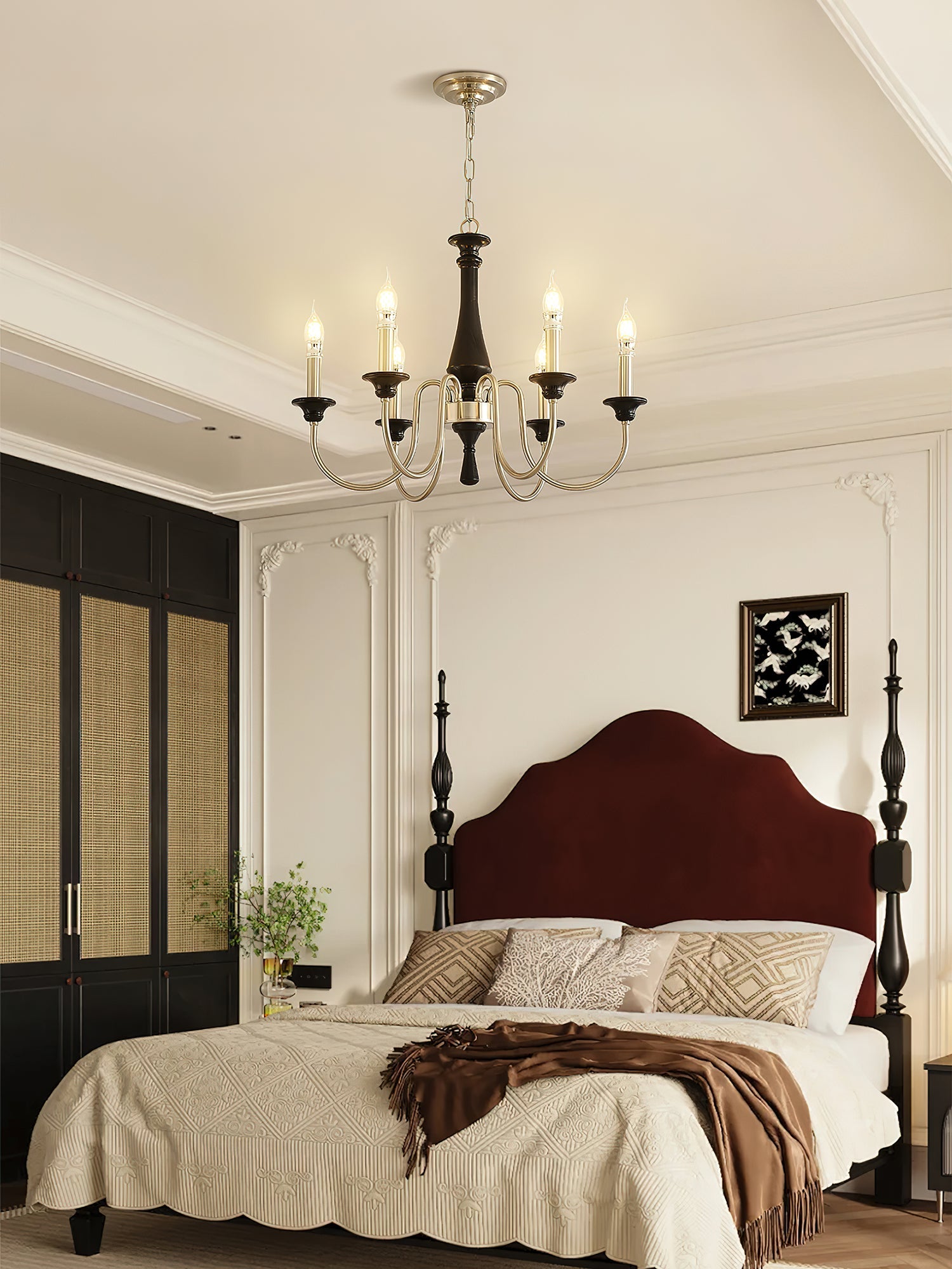 Orvella Lustre Élégant Moderne en Bois