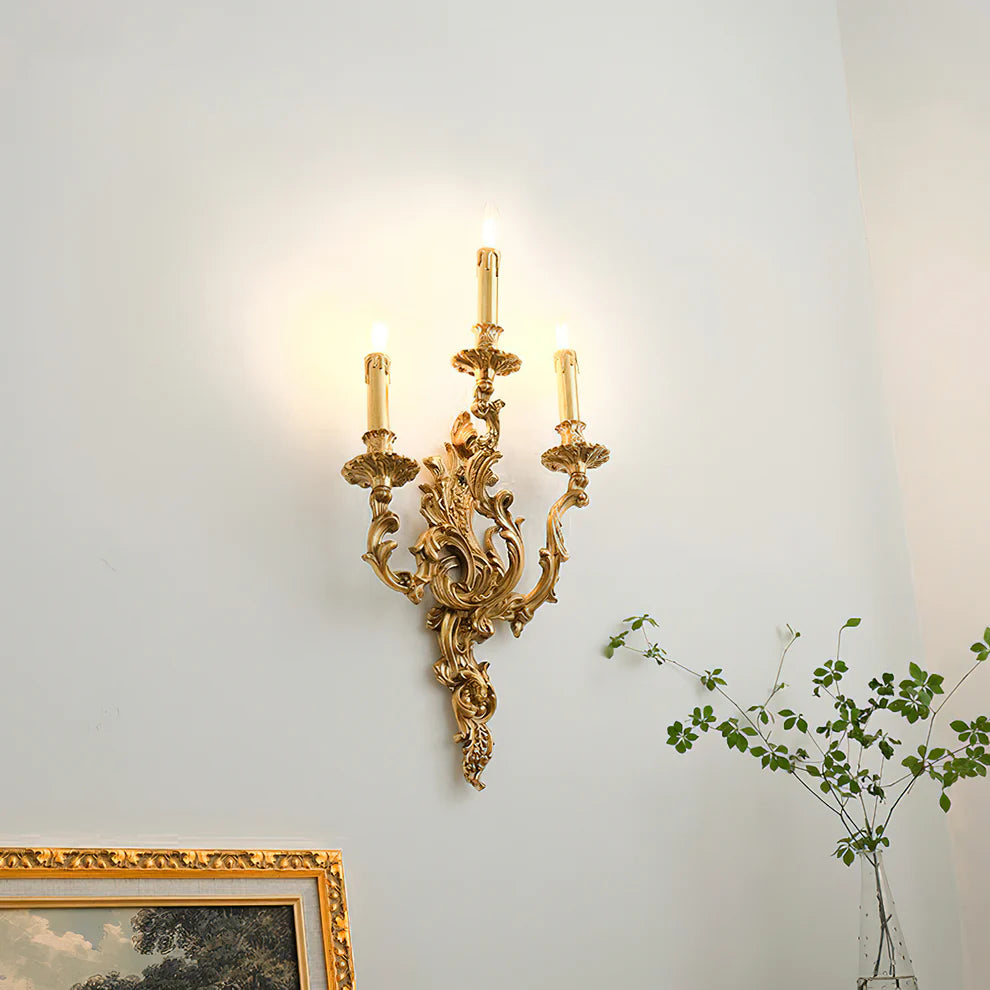 Epoch Vintage Palace Candle Wall Light Living Room Bedroom Bathroom
