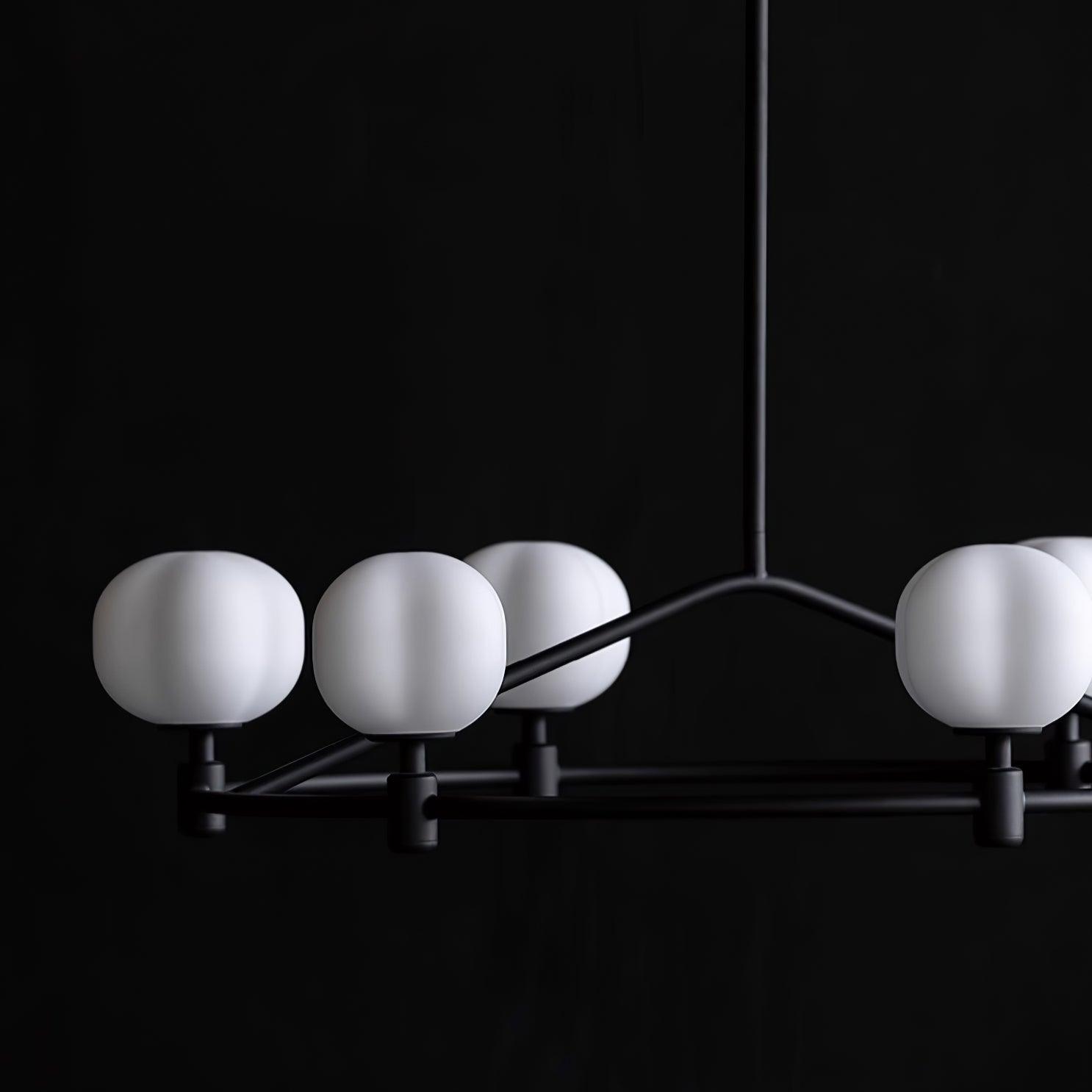 Pallina Chandelier Frosted Globe Ring - Letslighting
