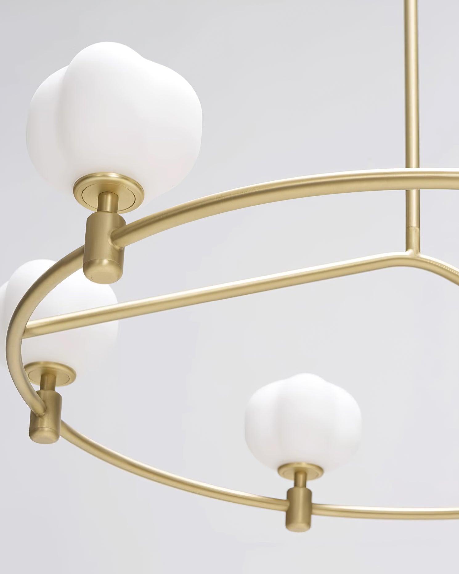 Pallina Chandelier Frosted Globe Ring - Letslighting