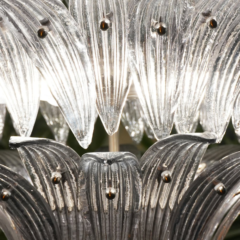 Aurora Chandelier Murano Glass Palm Leaf Tiered - Letslighting
