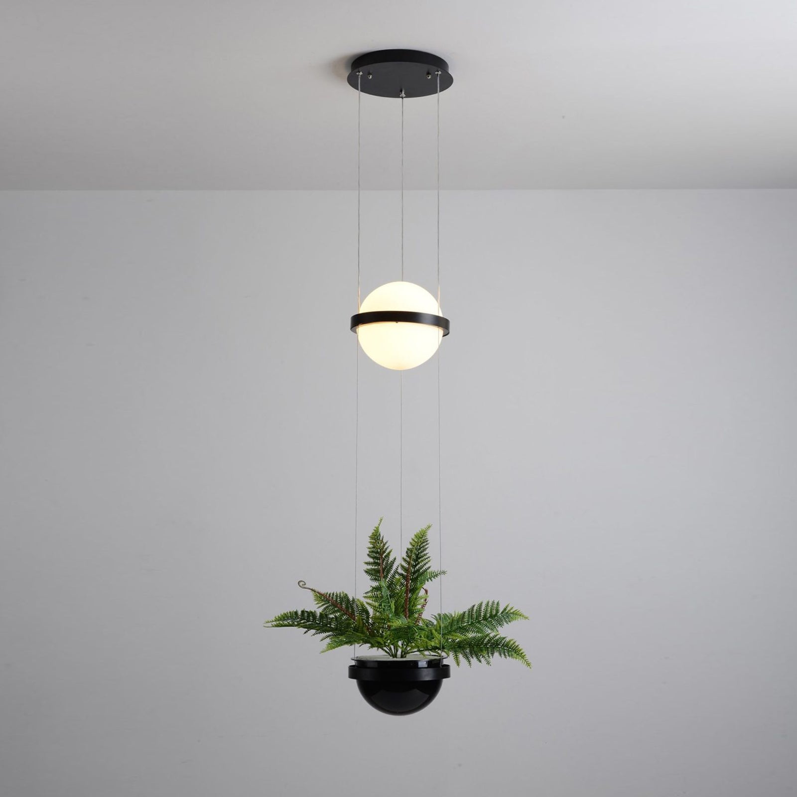 Vacaria Modern Minimalist Metal Plastic Pendant Lamp - Lamp Copper