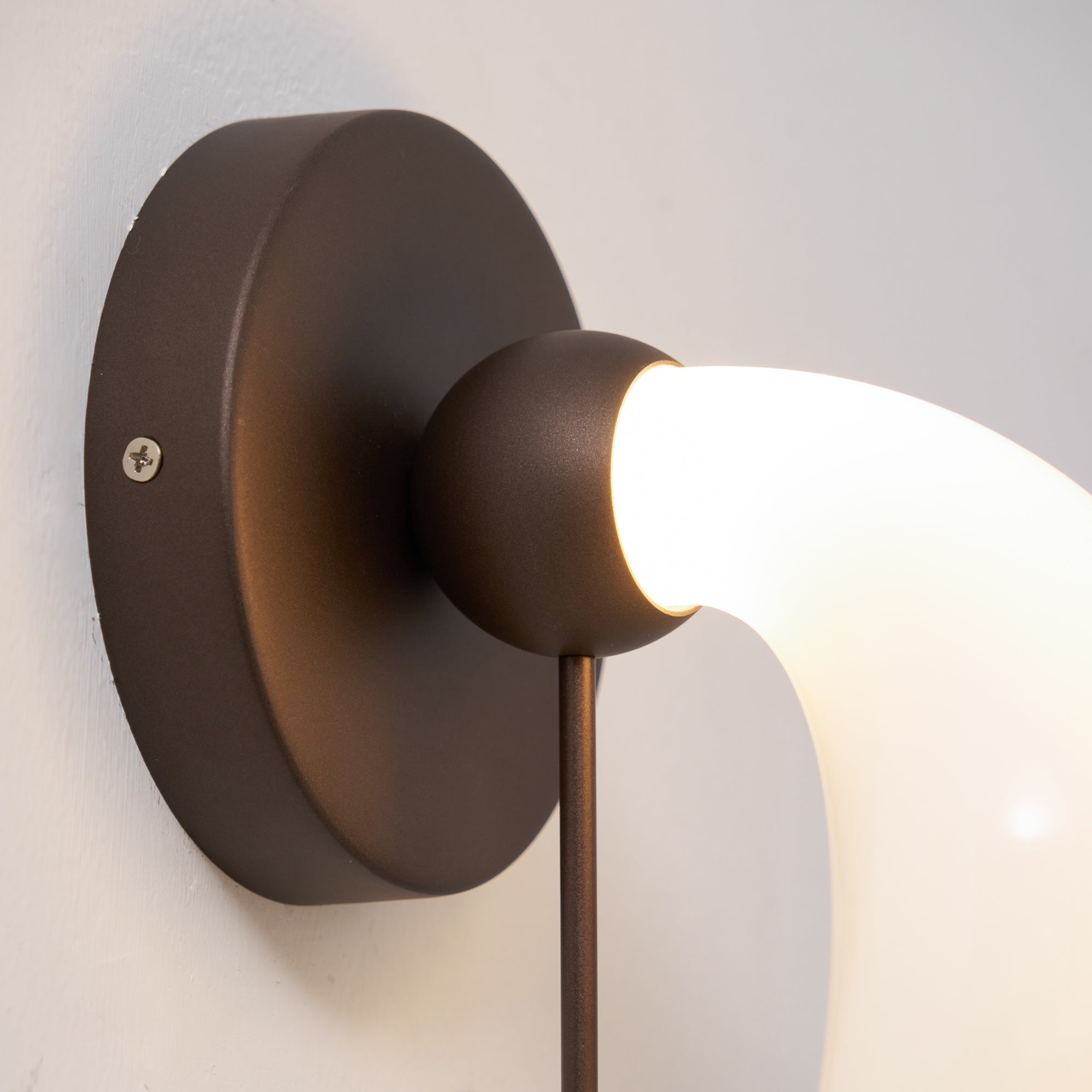 Vesilara Creativity Modern Minimalist Glass Wall Lamp - Lamp Copper