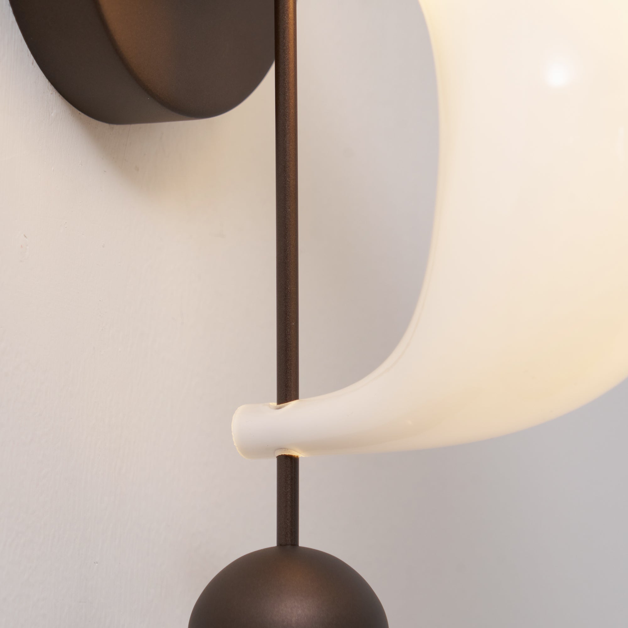 Vesilara Creativity Modern Minimalist Glass Wall Lamp - Lamp Copper
