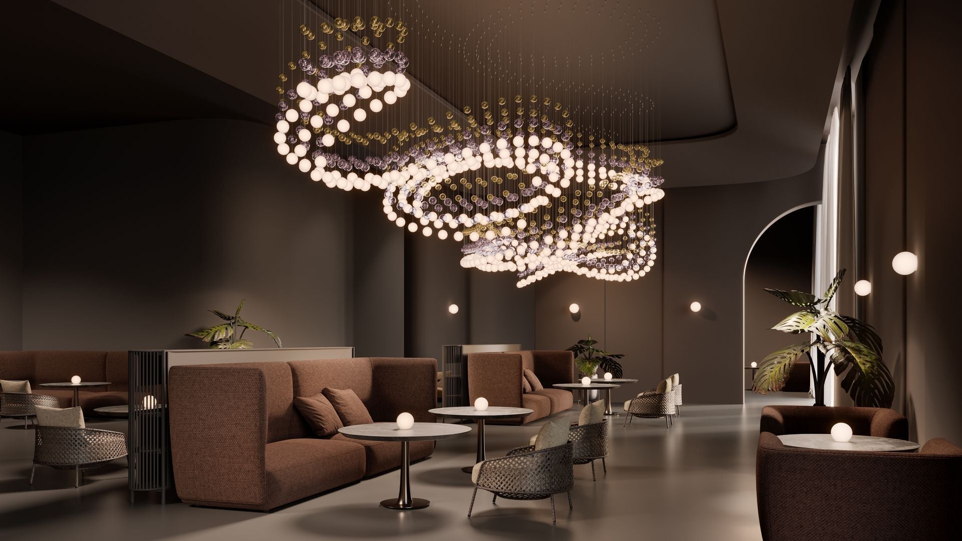 Pearl Curtain Customize Chandelier - Vakkerlight