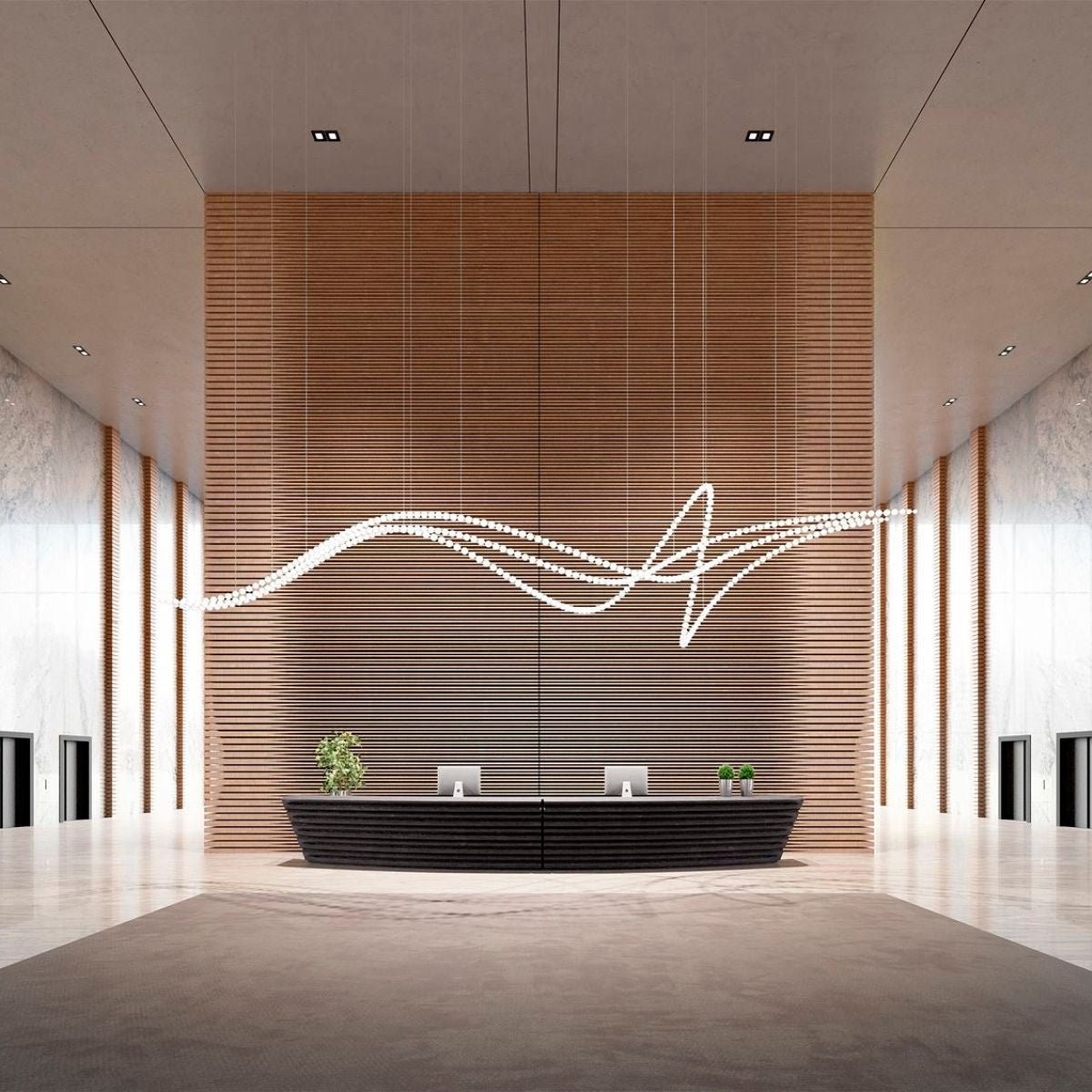 Pearl Suspension Personnalisable Métal Verre Lustre