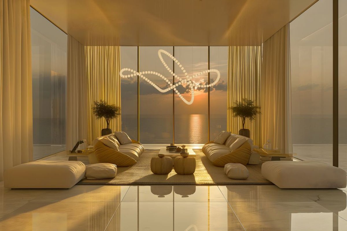Pearl Suspension Personnalisable Métal Verre Lustre