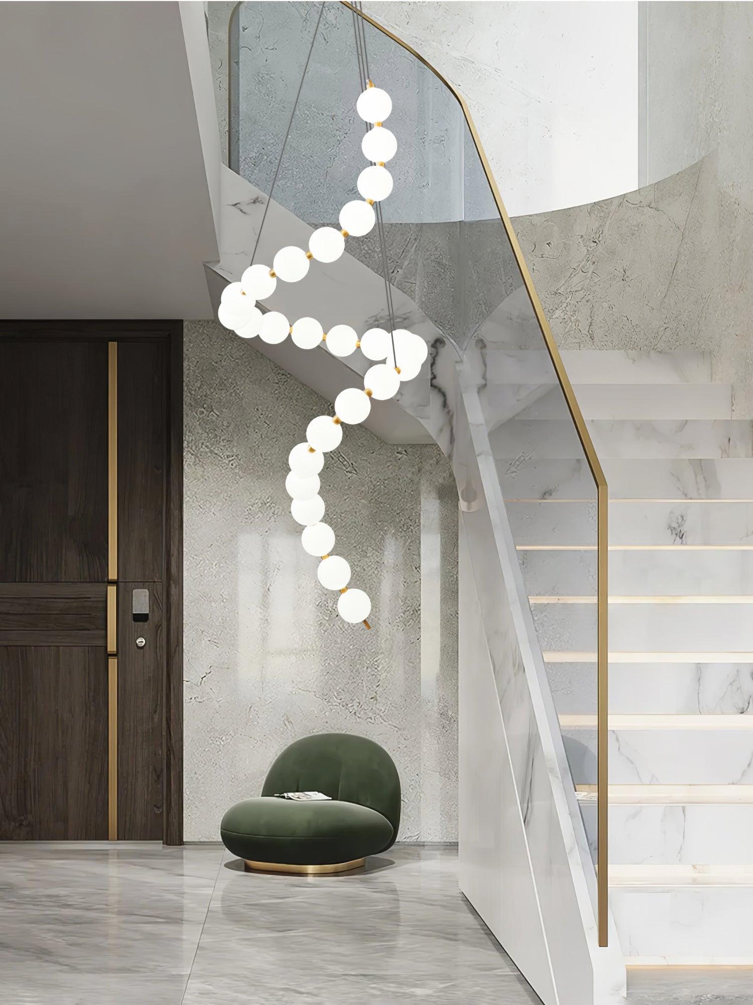Pearl Modernl Glass Chandelier - Blowlighting