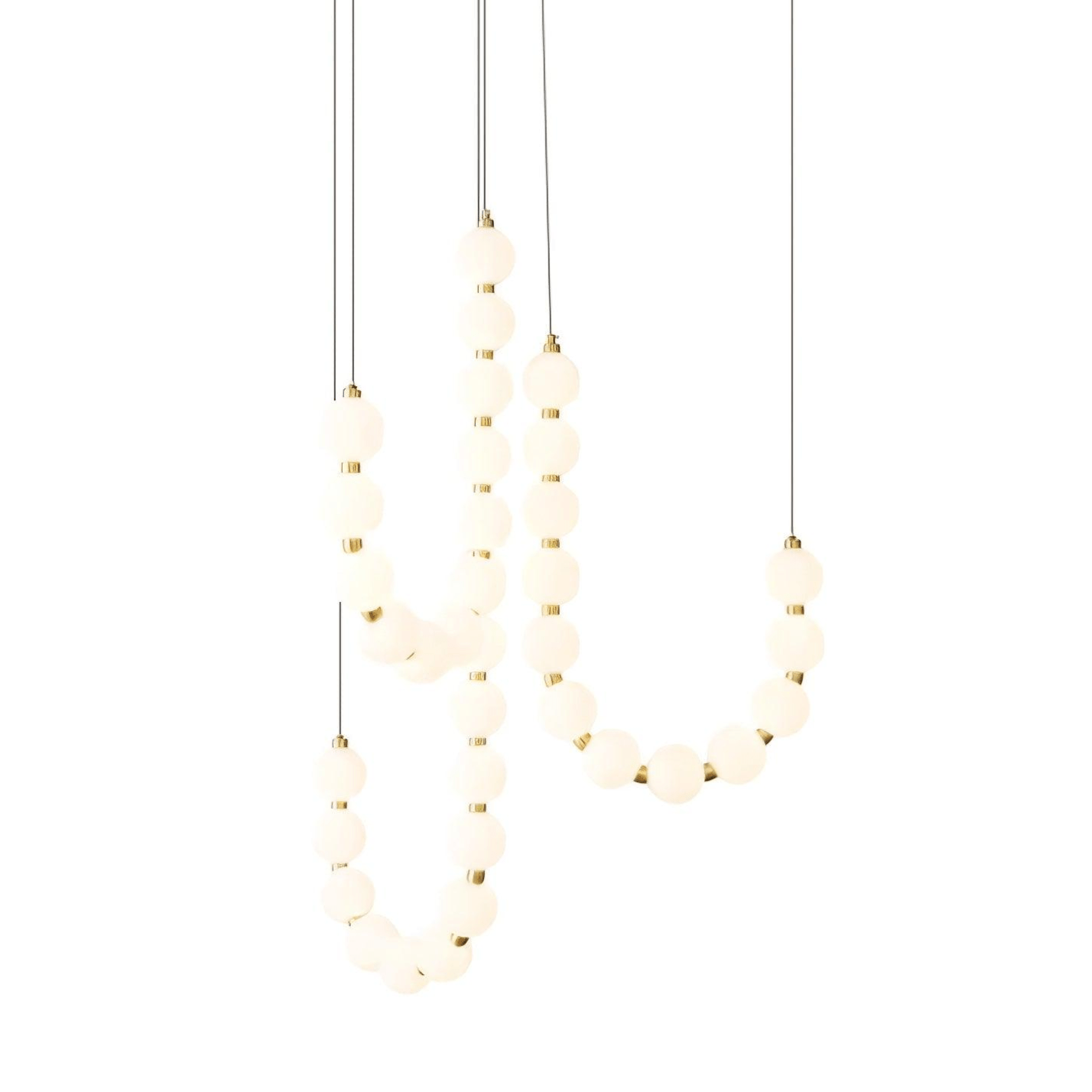 Pearl Modernl Glass Chandelier - Blowlighting