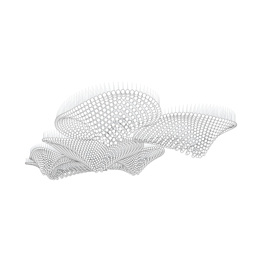 Flare Lustre Personnalisé Perle Vague