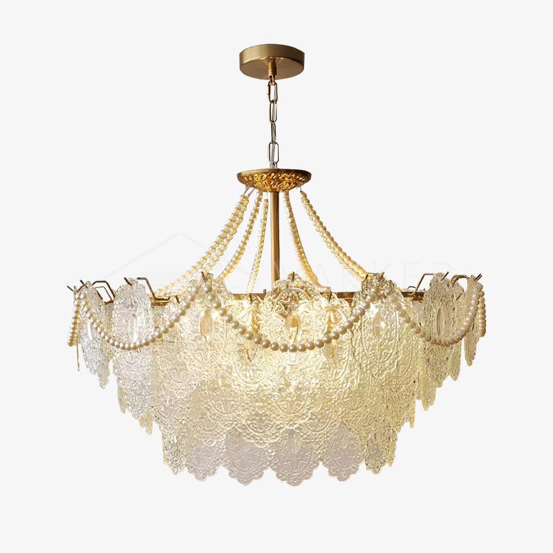 Pearls Glass Chandelier - Blowlighting
