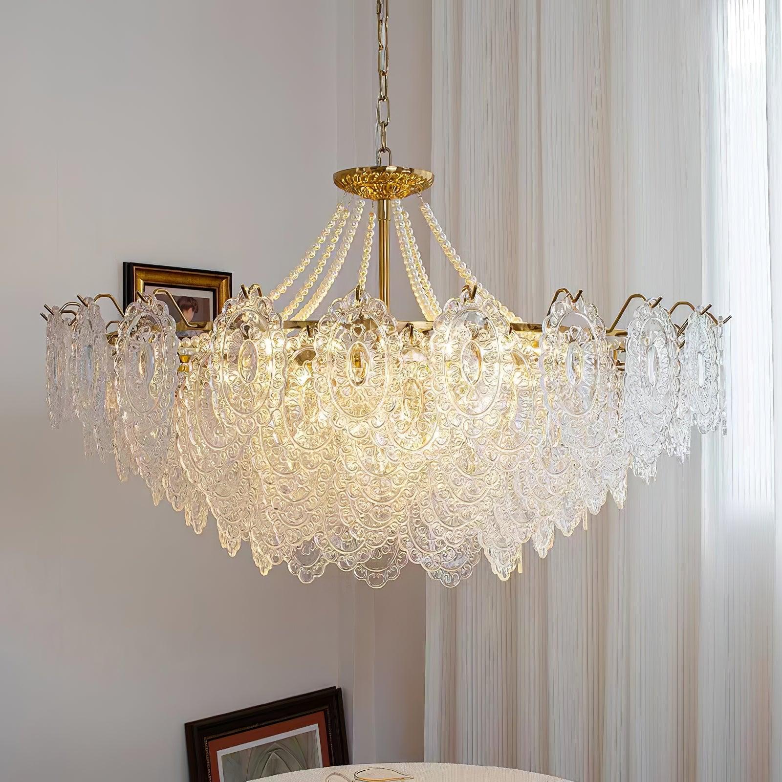 Pearls Glass Chandelier - Blowlighting