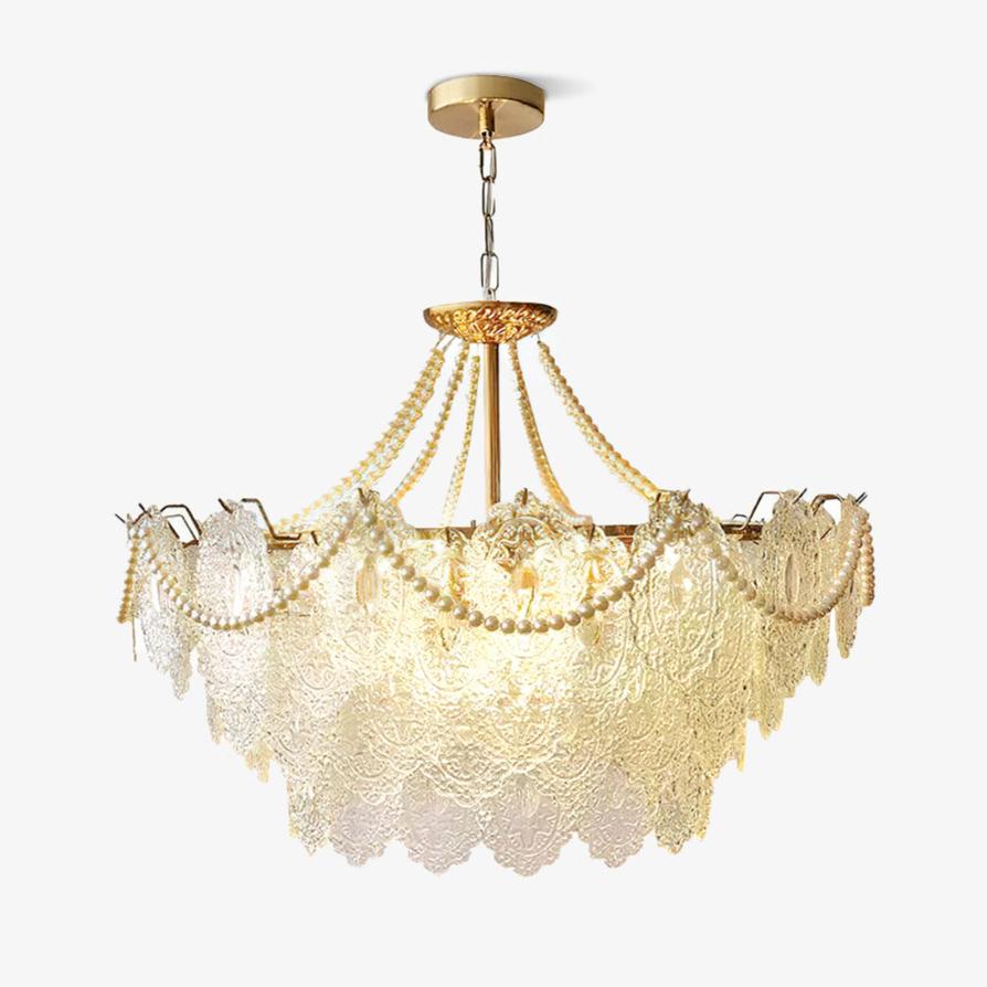 Pearls Glass Chandelier - Blowlighting