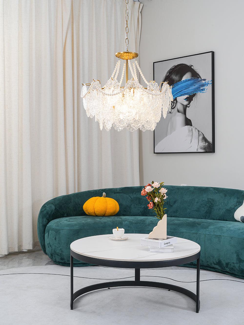 Pearls Glass Chandelier - Blowlighting