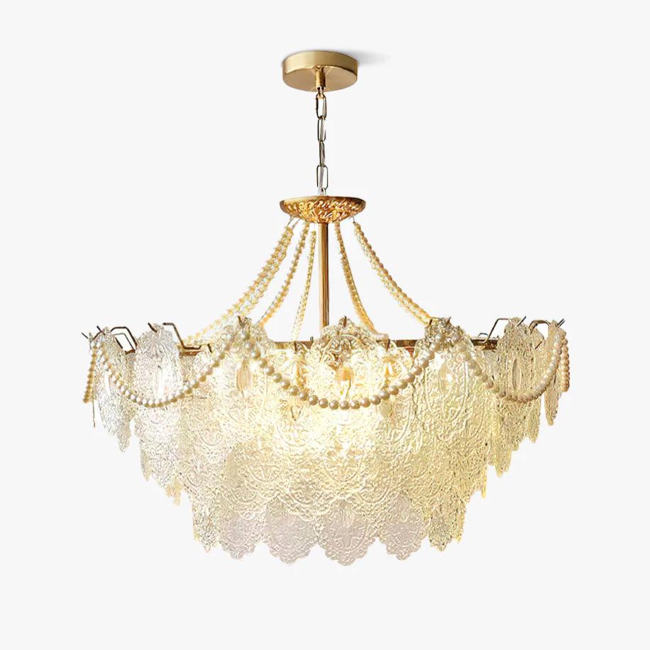 Pearls Glass Chandelier - Blowlighting