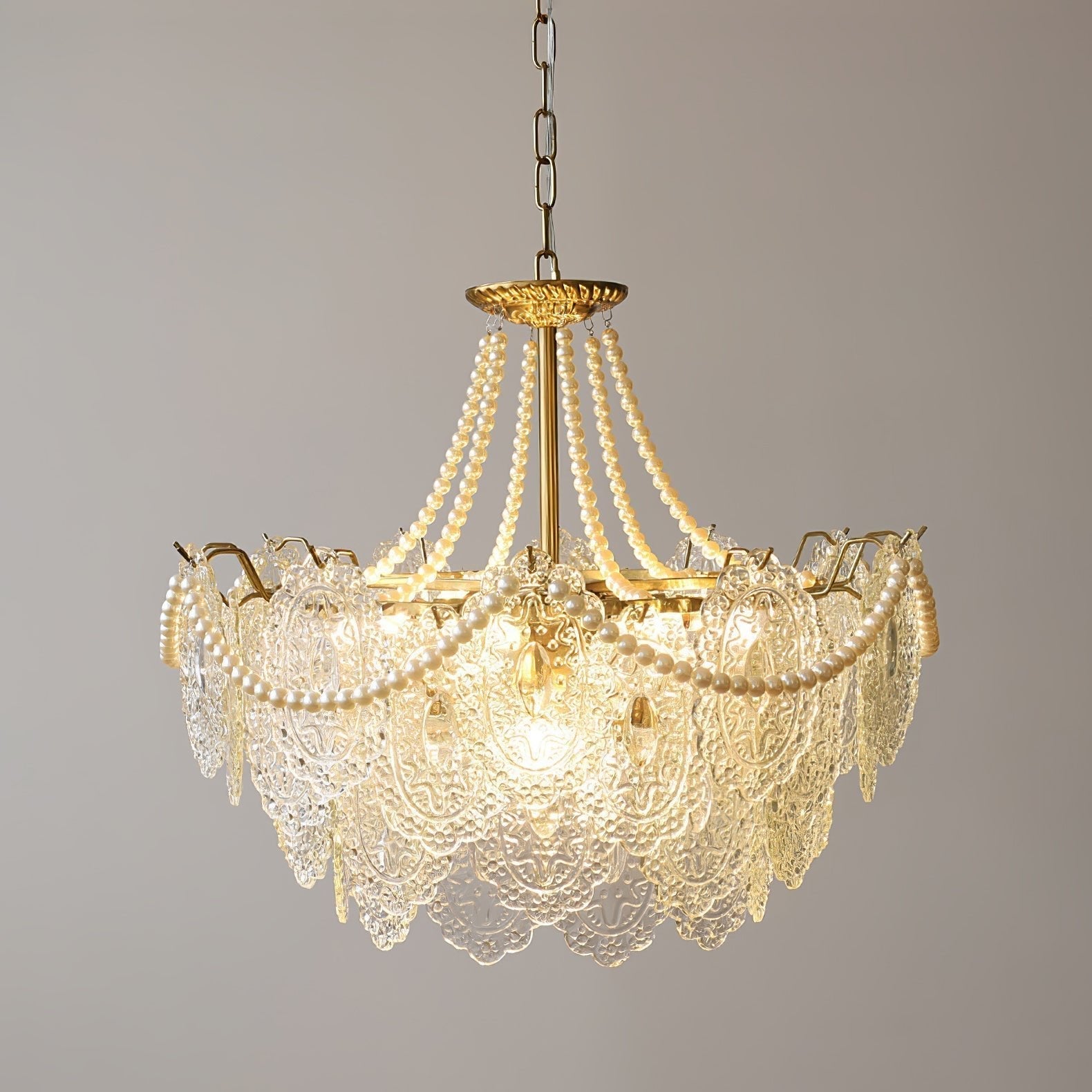 Pearls Glass Chandelier - Blowlighting