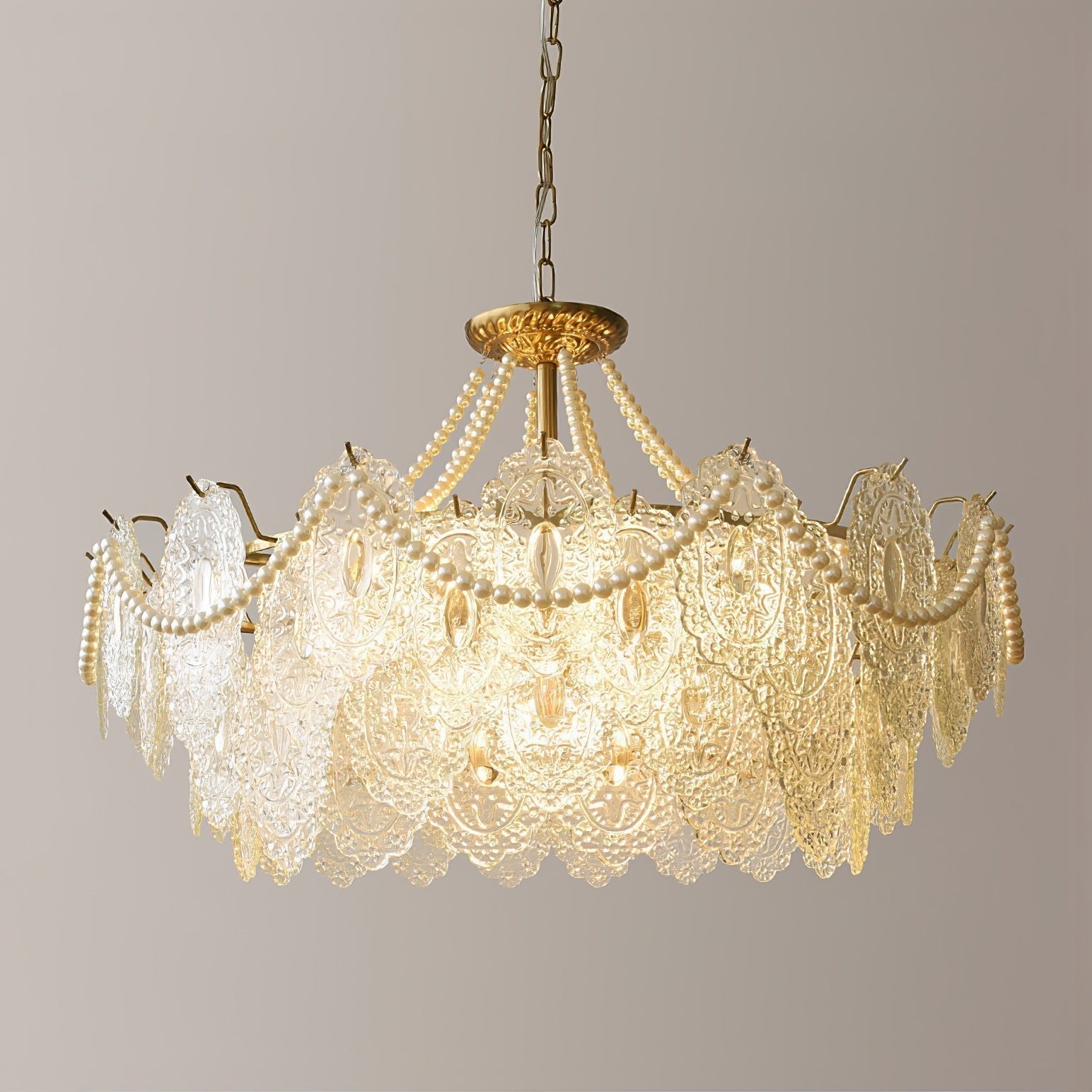 Pearls Glass Chandelier - Blowlighting