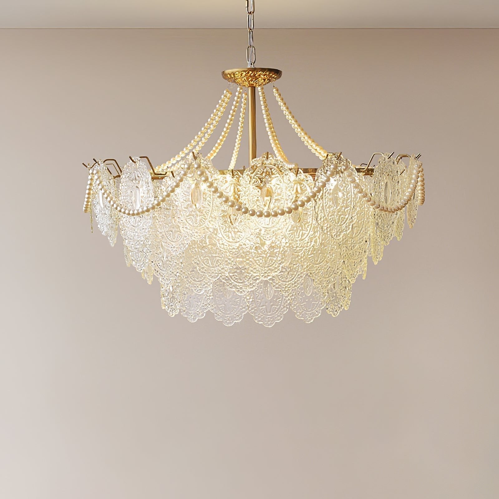 Pearls Glass Chandelier - Blowlighting
