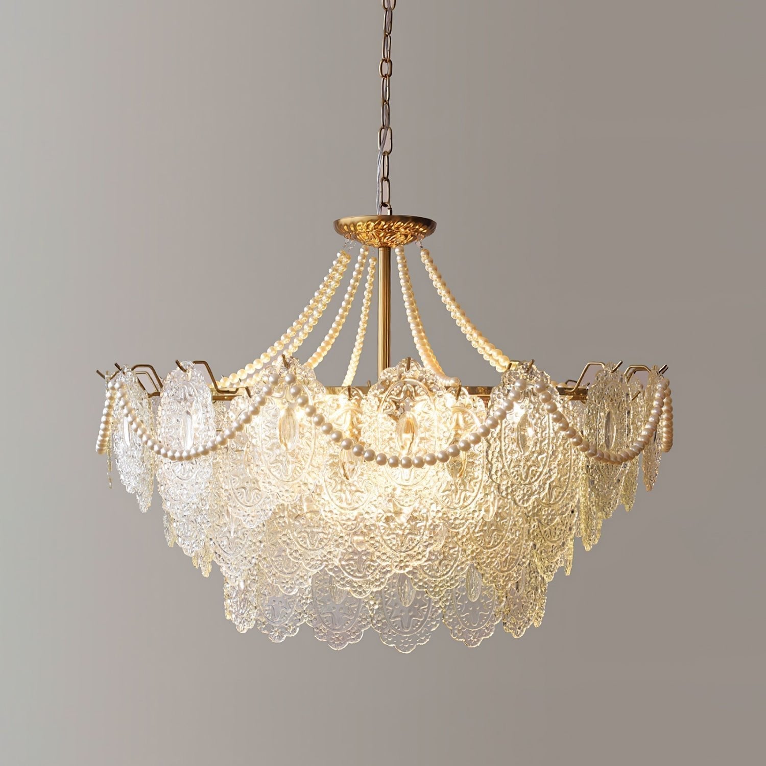 Pearls Glass Chandelier - Blowlighting
