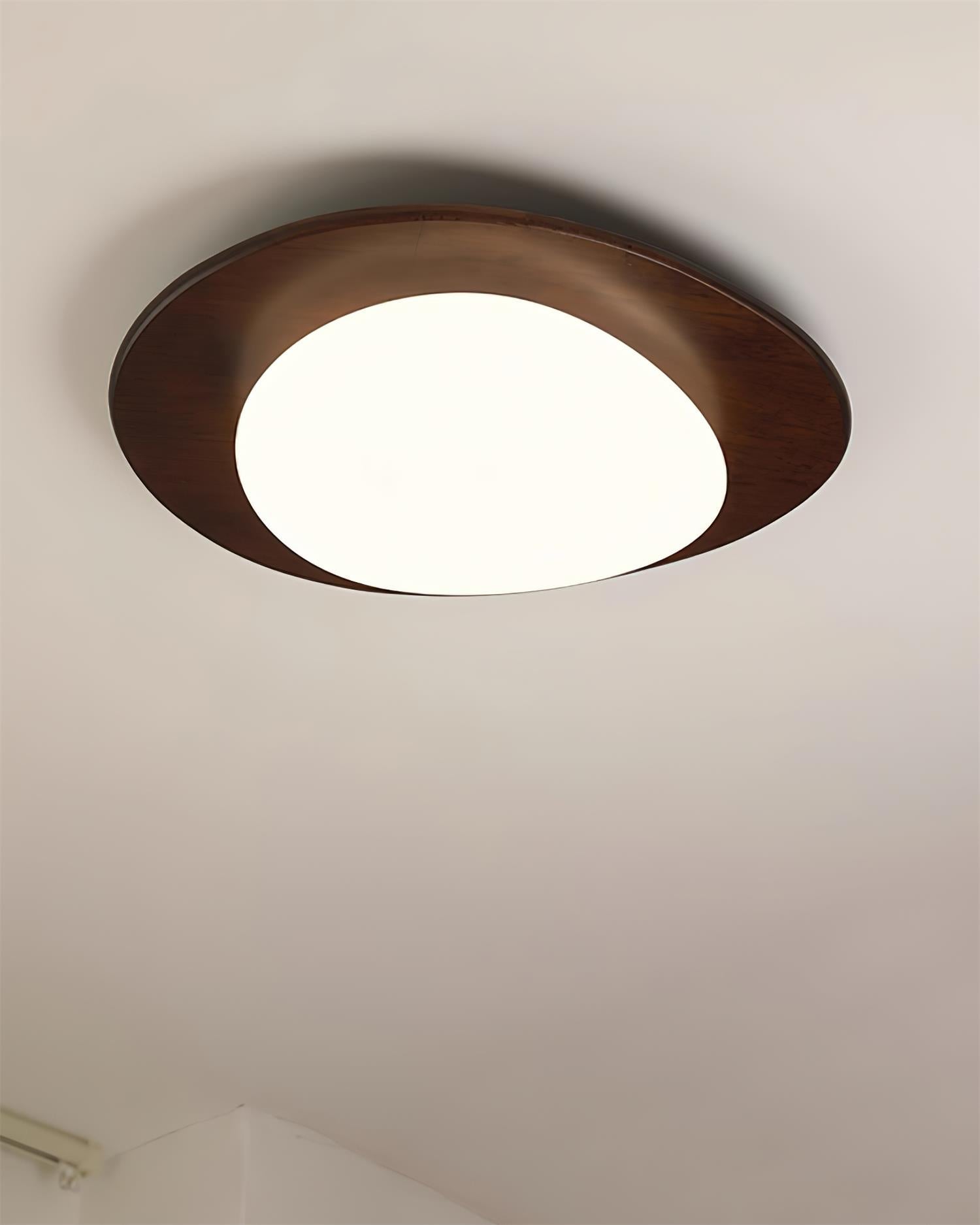 Pebble Wooden Ceiling Light - Blowlighting