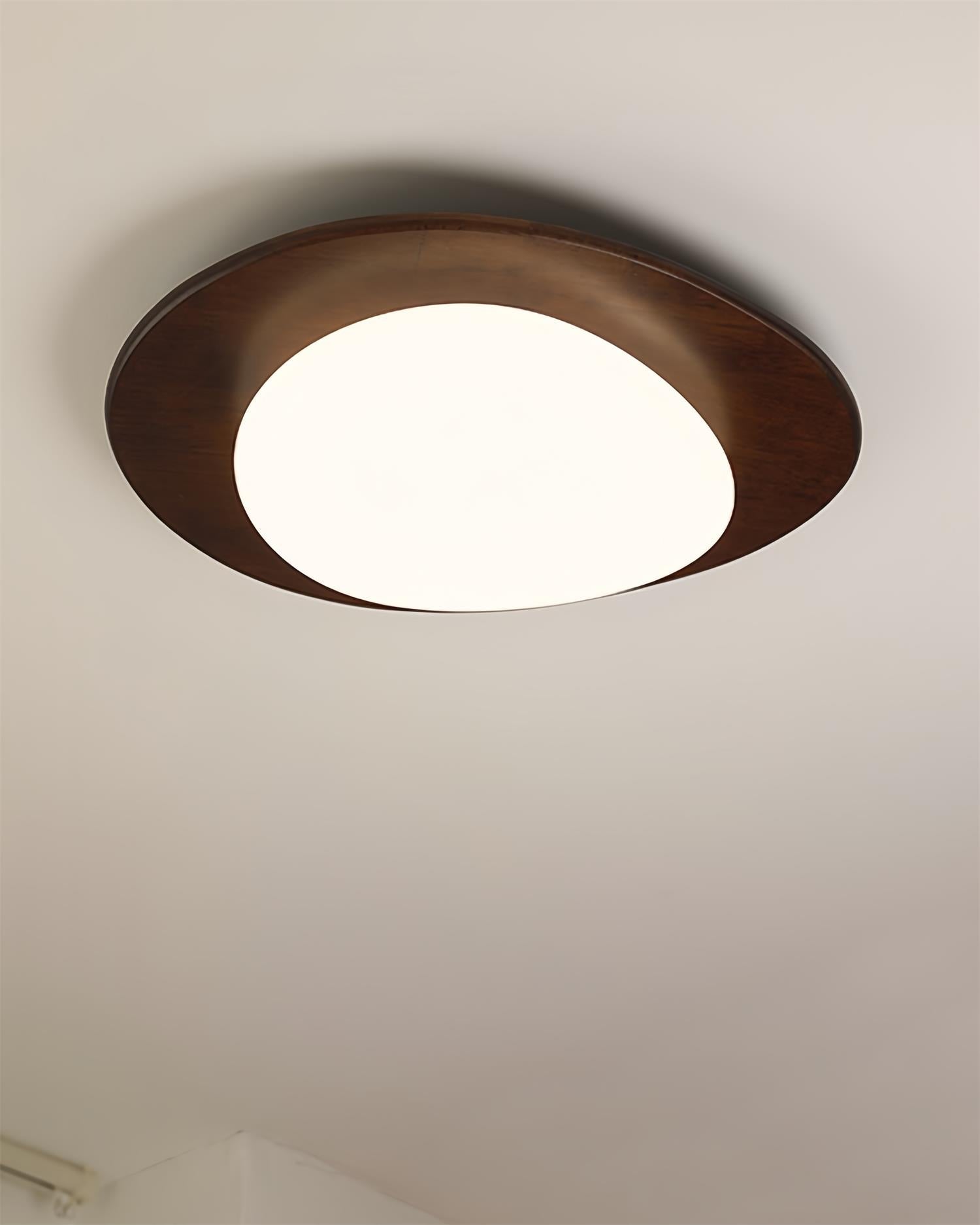 Pebble Wooden Ceiling Light - Blowlighting