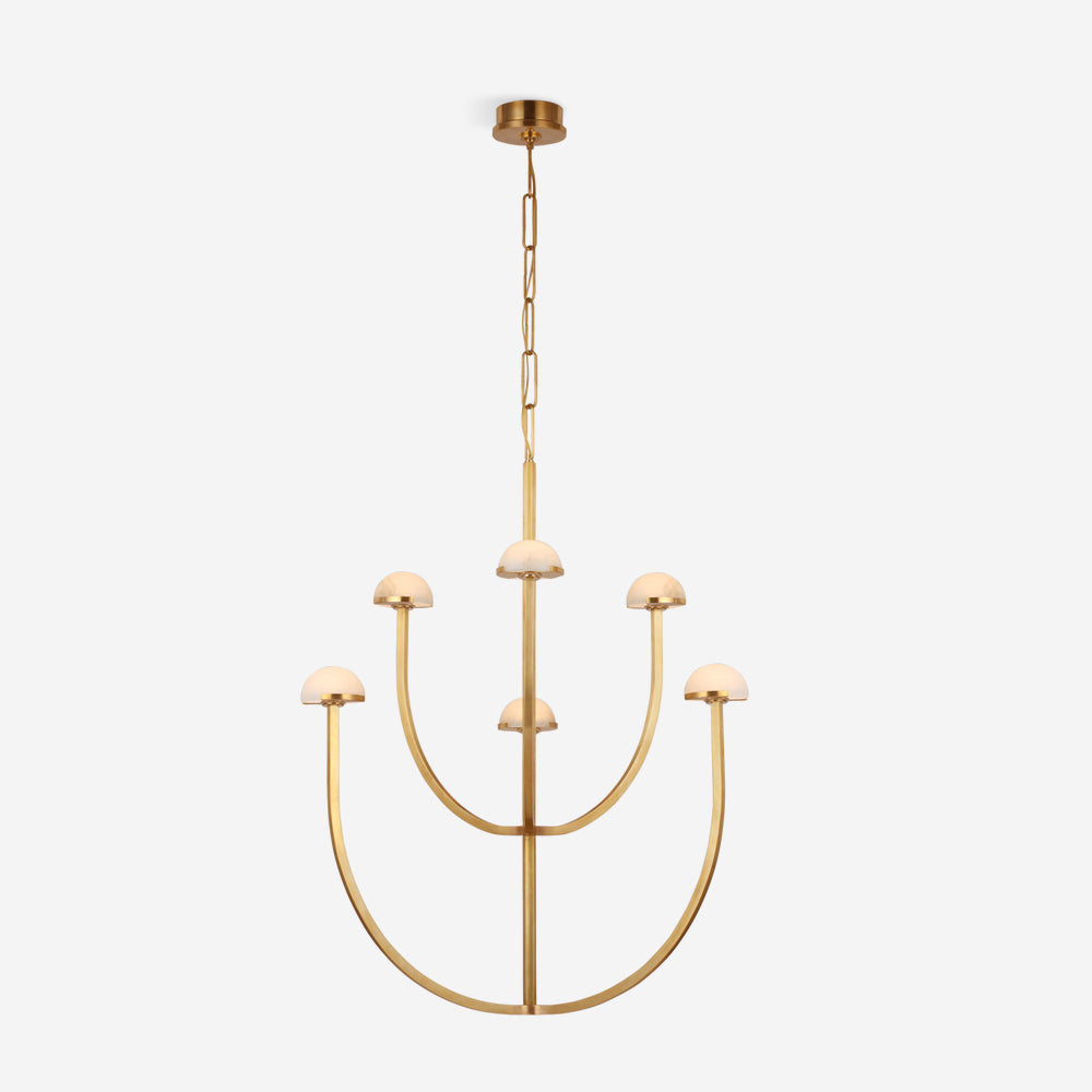 Pedra Chandelier Minimalist Arc Geometry - Letslighting