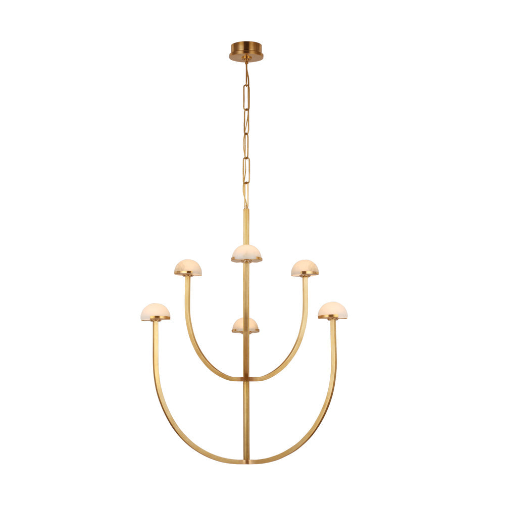 Pedra Chandelier Minimalist Arc Geometry - Letslighting