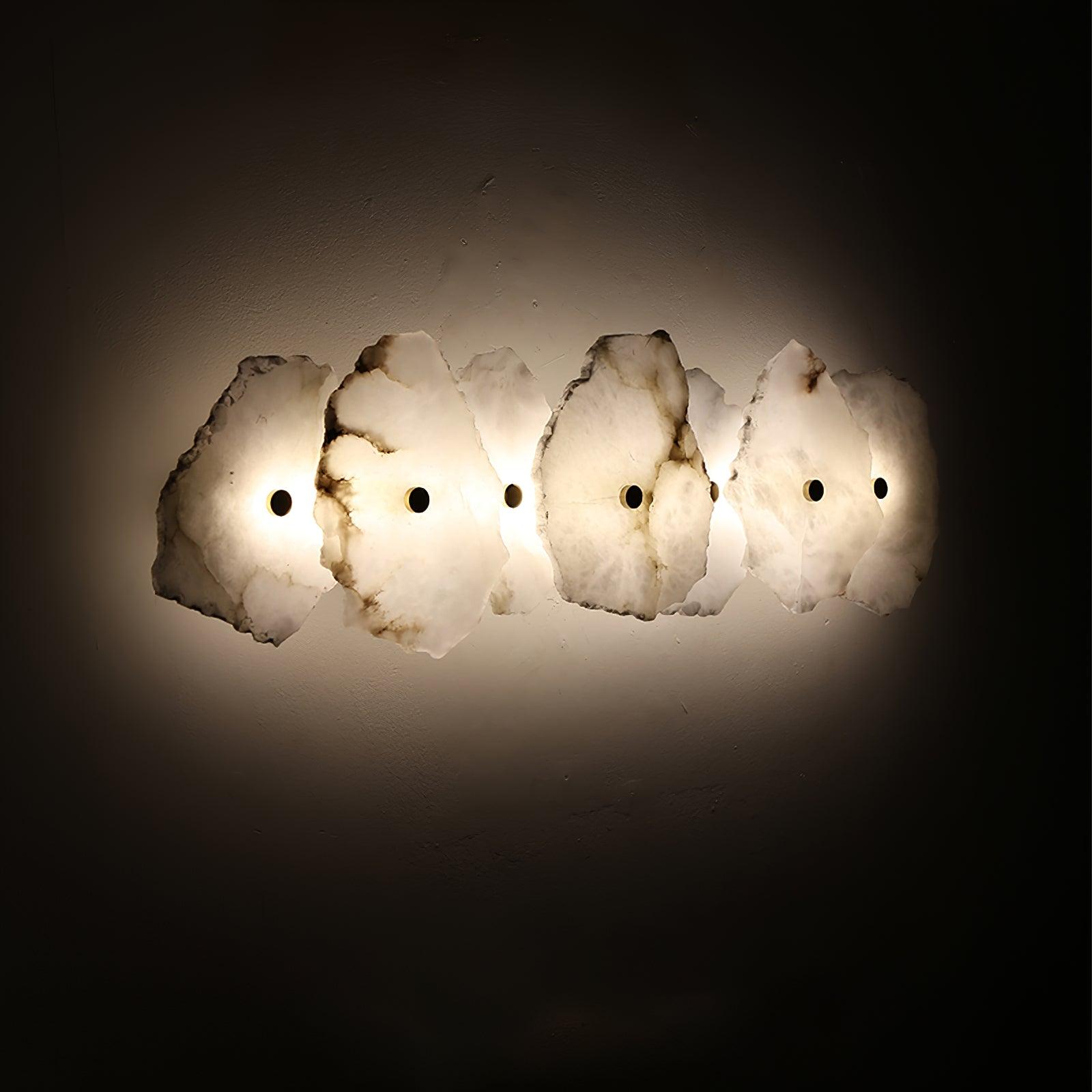 Alaeila Floral Cluster Alabaster Wall Light - Blowlighting